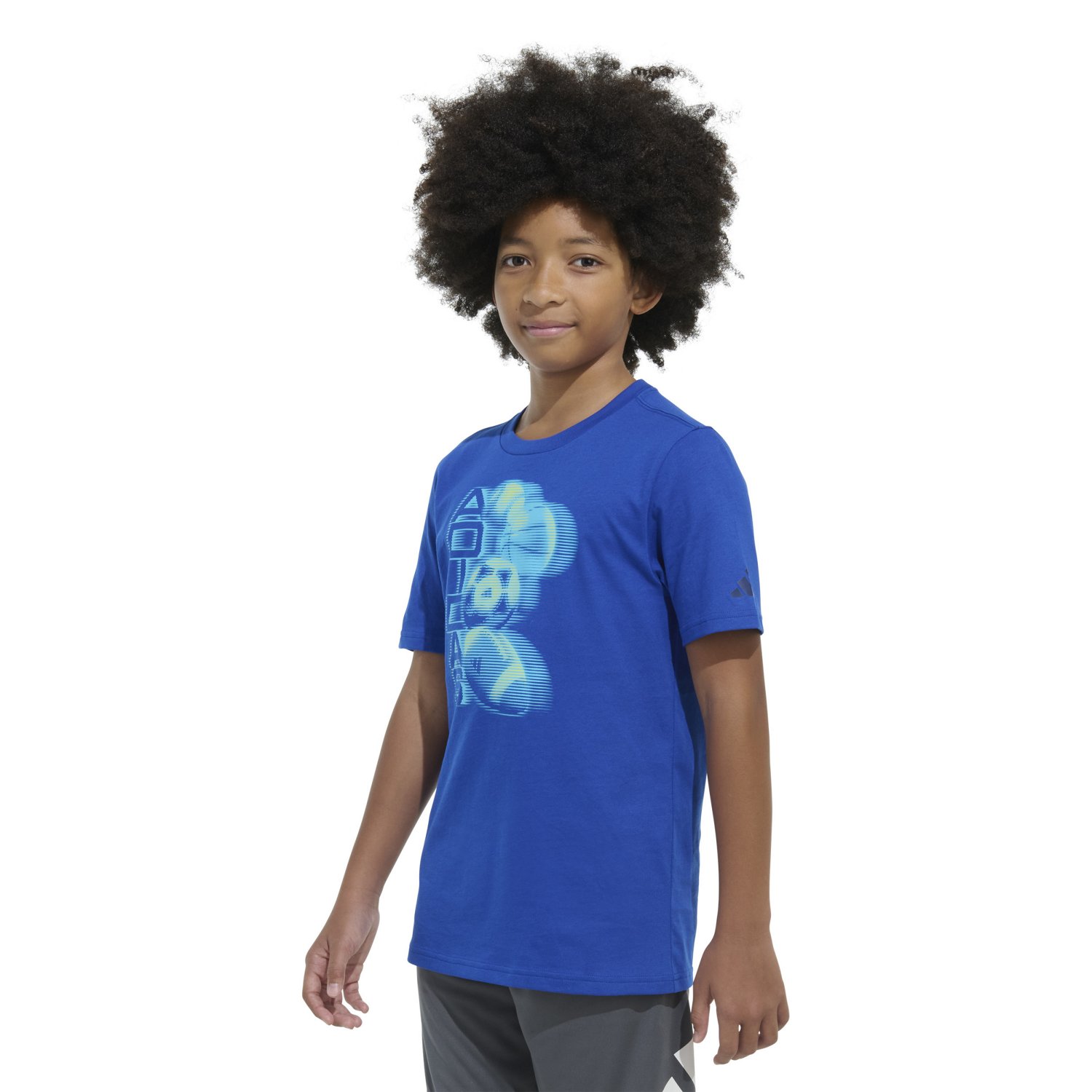 adidas Boys' Distortion Multi-Sport Short Sleeve T-shirt - view number 2