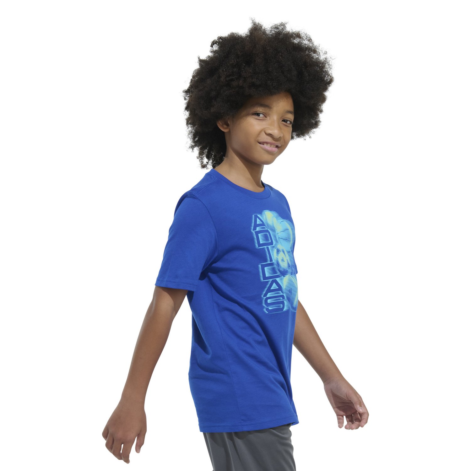 adidas Boys' Distortion Multi-Sport Short Sleeve T-shirt - view number 4