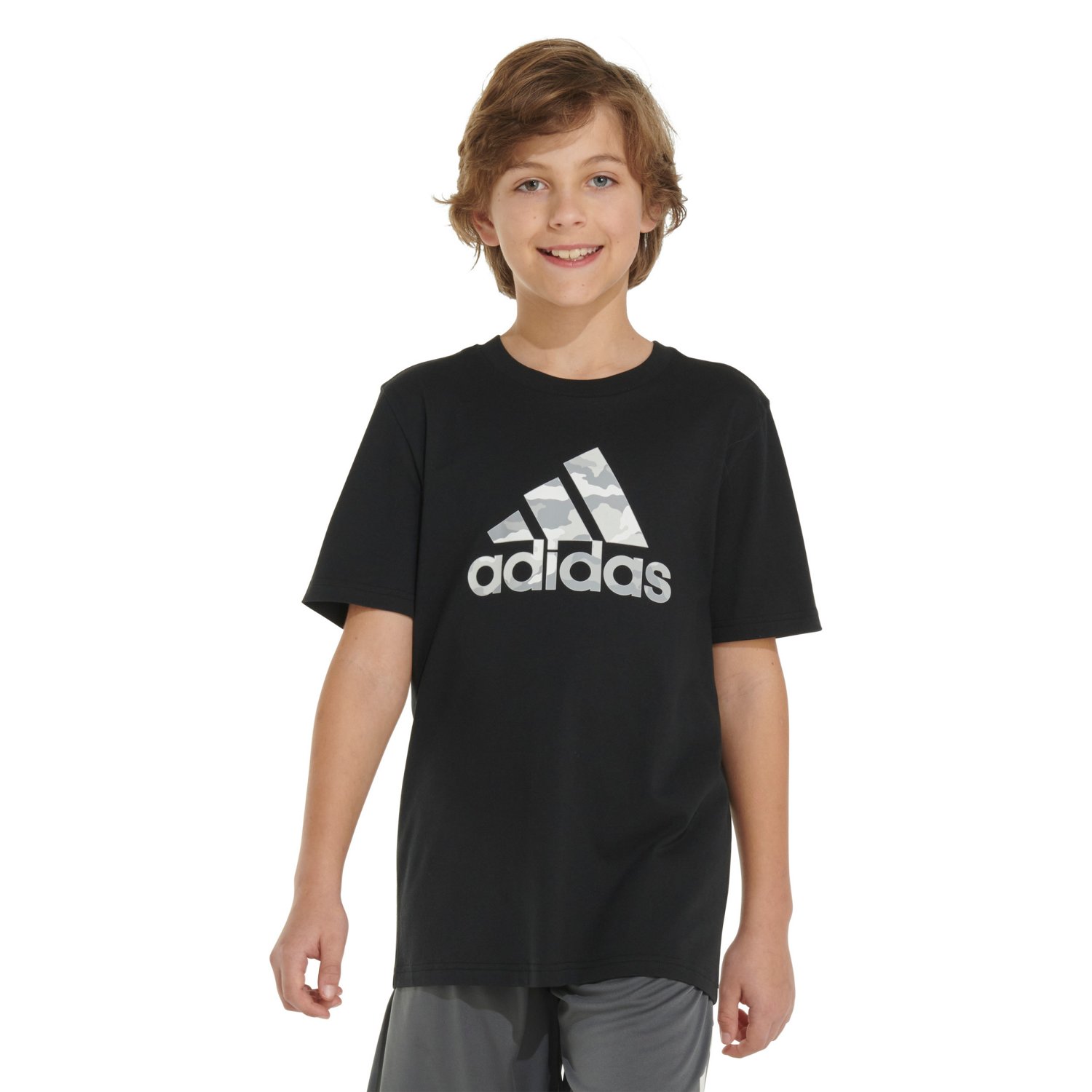 adidas Boys' France Camo Short Sleeve T-shirt - view number 1
