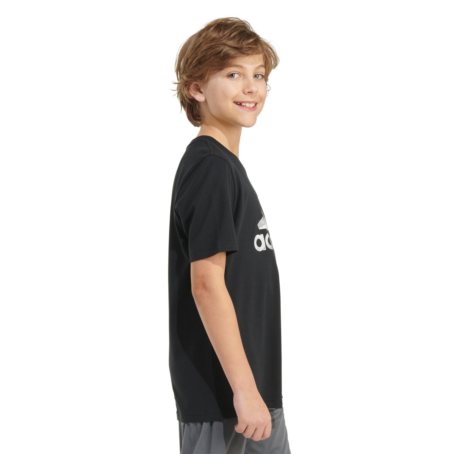 adidas Boys' France Camo Short Sleeve T-shirt - view number 4