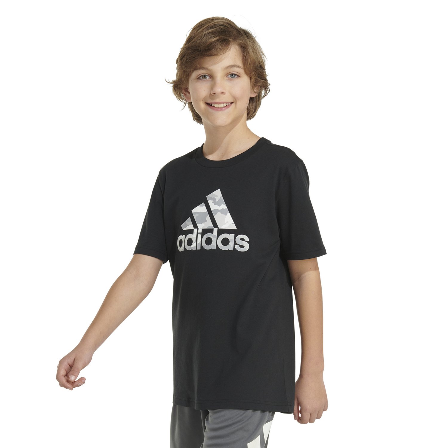 adidas Boys' France Camo Short Sleeve T-shirt - view number 2