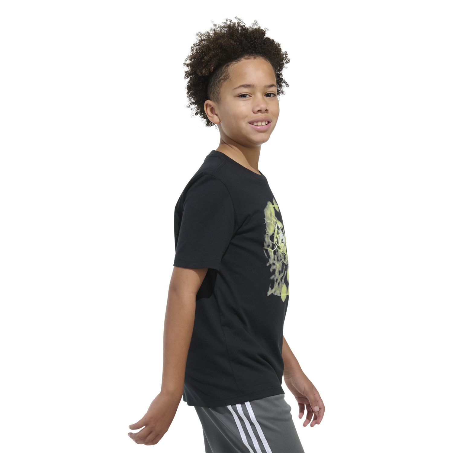 adidas Boys’ Heat Map Soccer Graphic T-shirt - view number 4