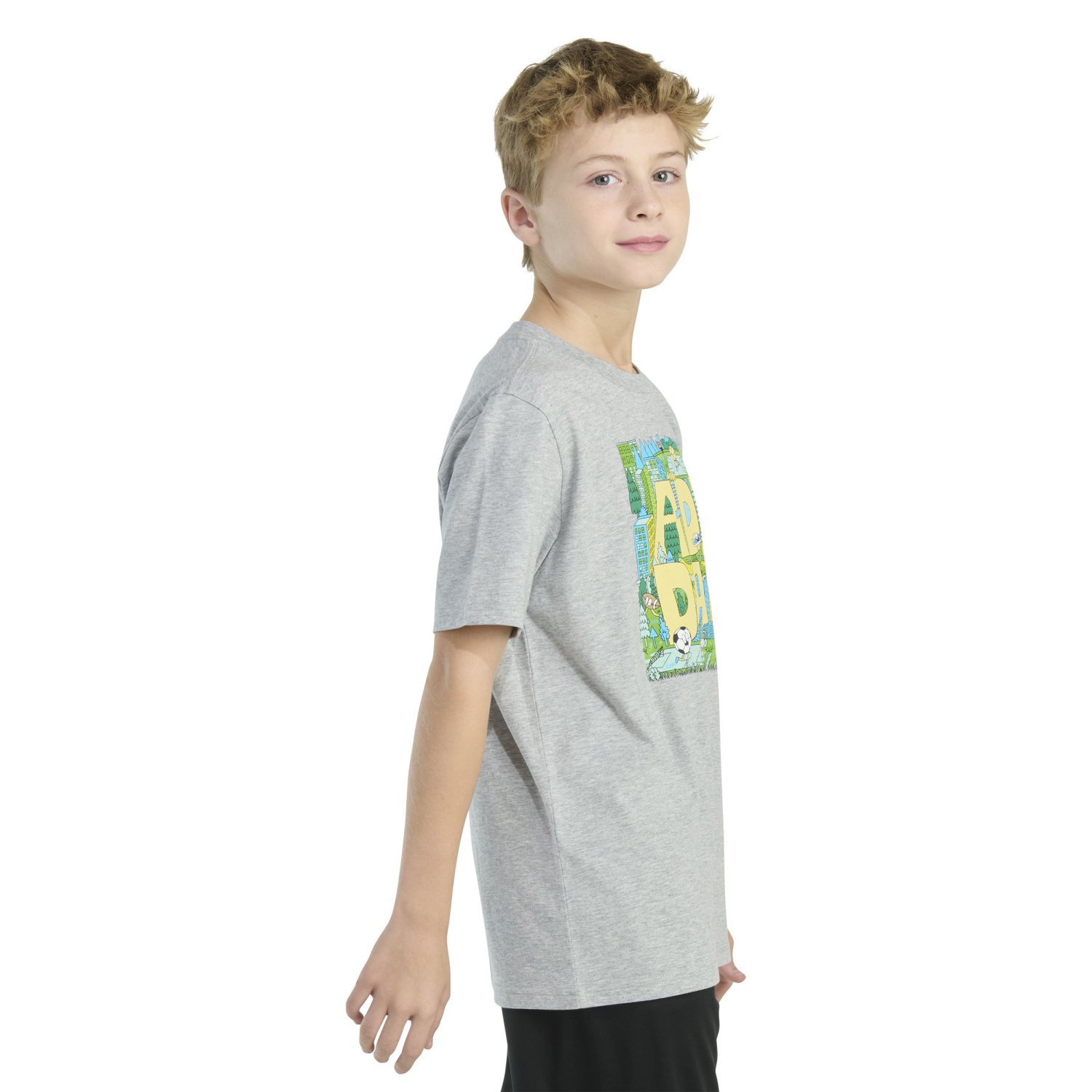 adidas Boys' Play Your Way Short Sleeve T-shirt - view number 4