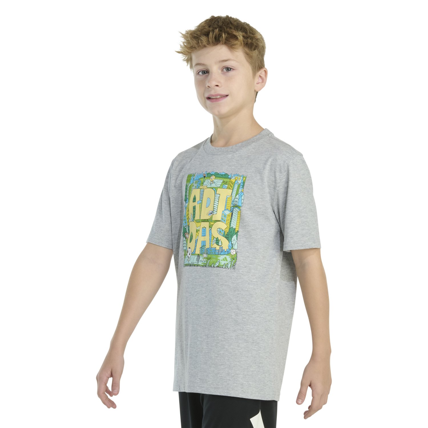 adidas Boys' Play Your Way Short Sleeve T-shirt - view number 3