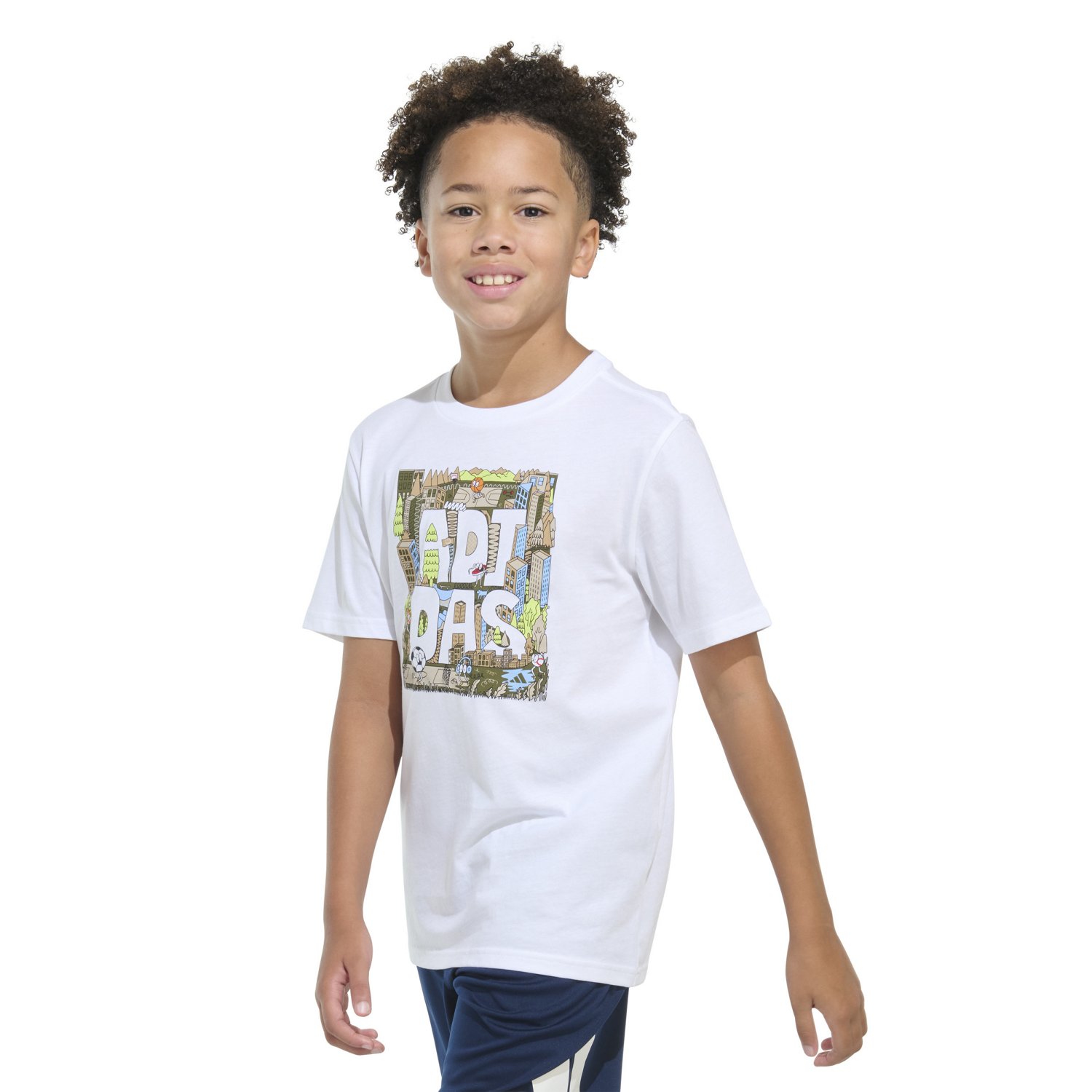 adidas Boys' Play Your Way Short Sleeve T-shirt - view number 2