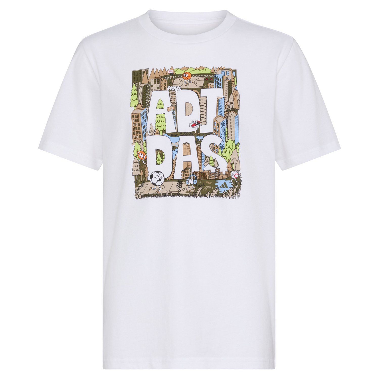 adidas Boys' Play Your Way Short Sleeve T-shirt - view number 5
