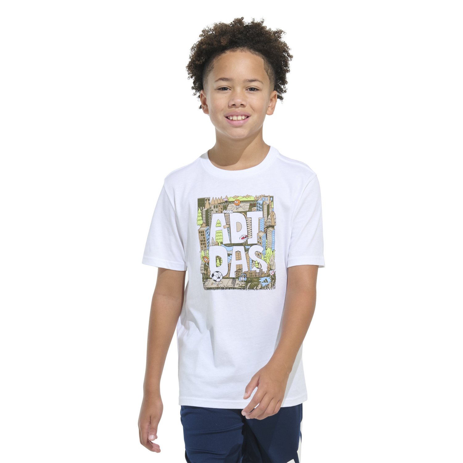 adidas Boys' Play Your Way Short Sleeve T-shirt