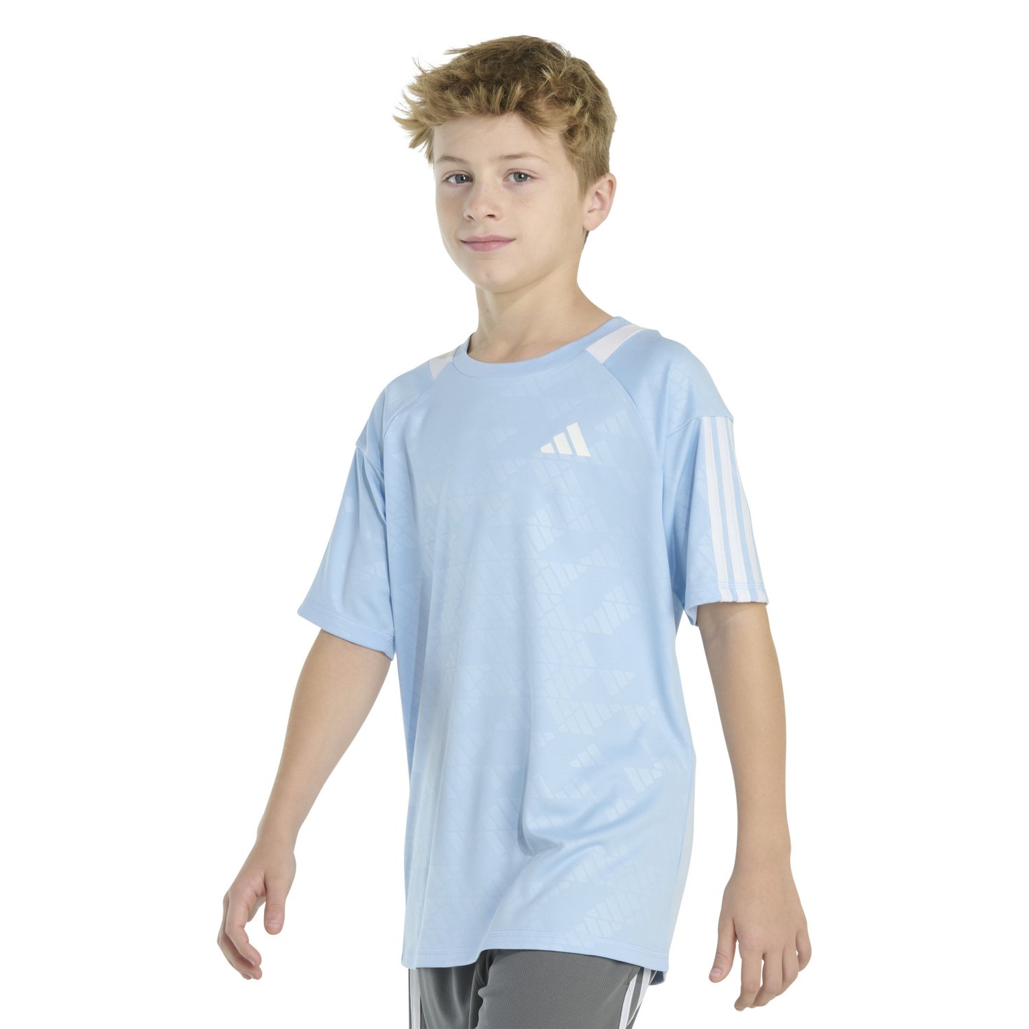 adidas Boys' Soccer Legacy AOP Short Sleeve T-shirt - view number 2