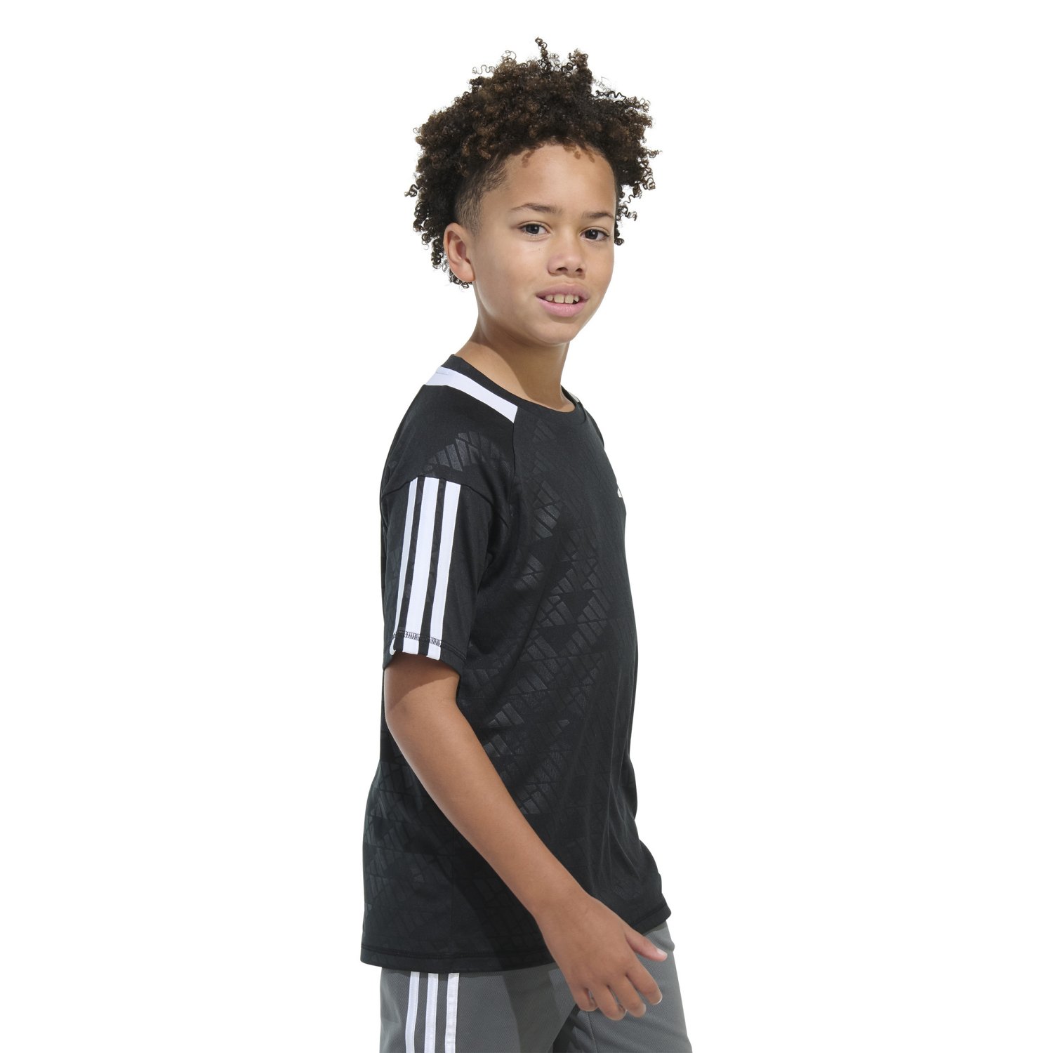 adidas Boys' Soccer Legacy AOP Short Sleeve T-shirt - view number 4