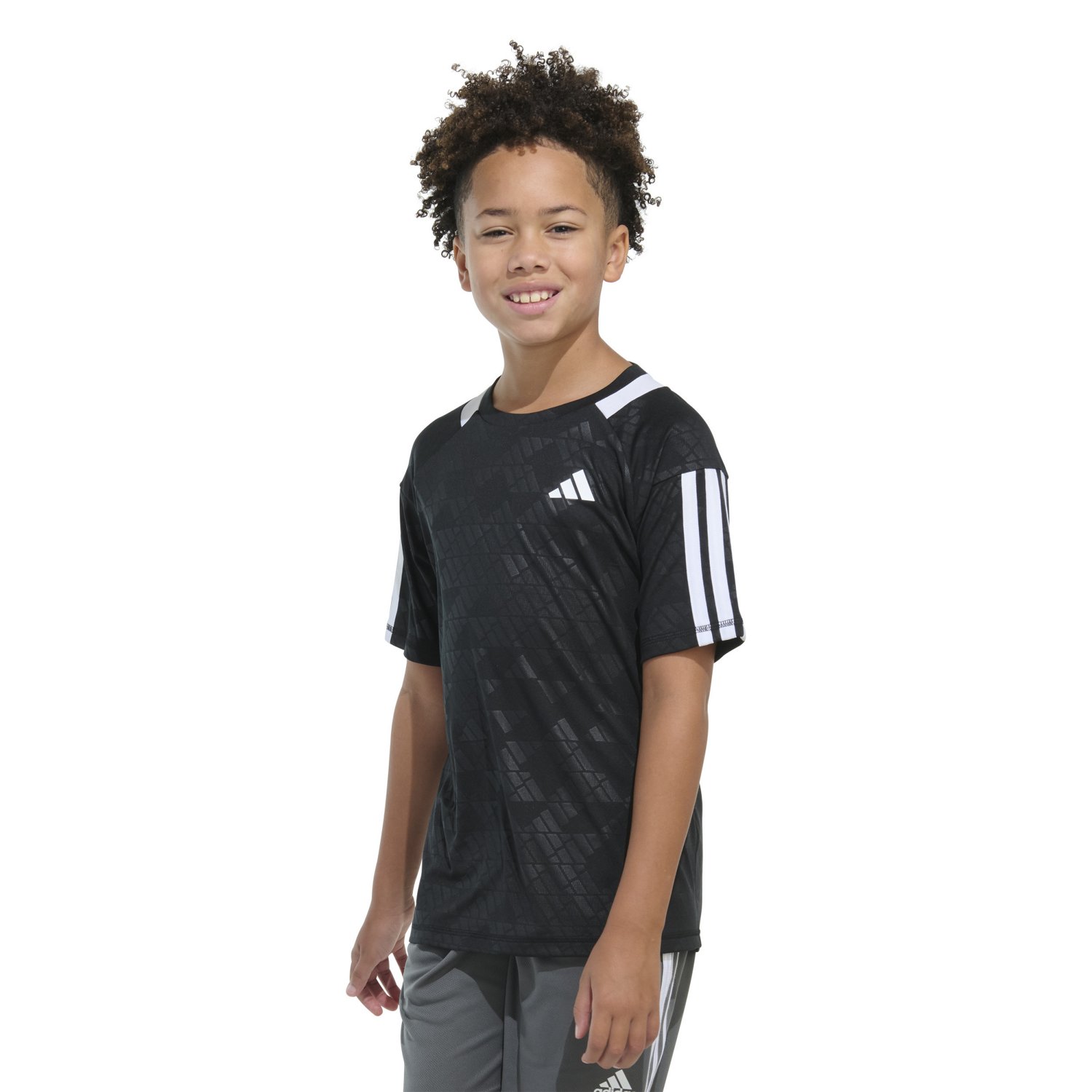adidas Boys' Soccer Legacy AOP Short Sleeve T-shirt - view number 2