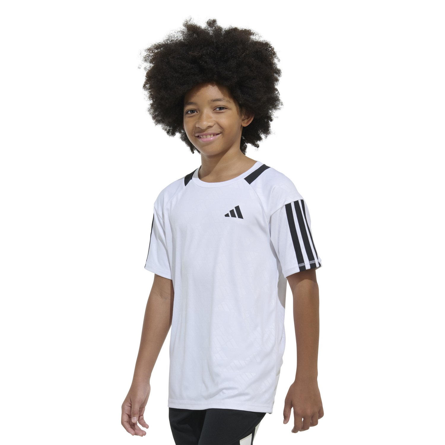 adidas Boys' Soccer Legacy AOP Short Sleeve T-shirt - view number 2