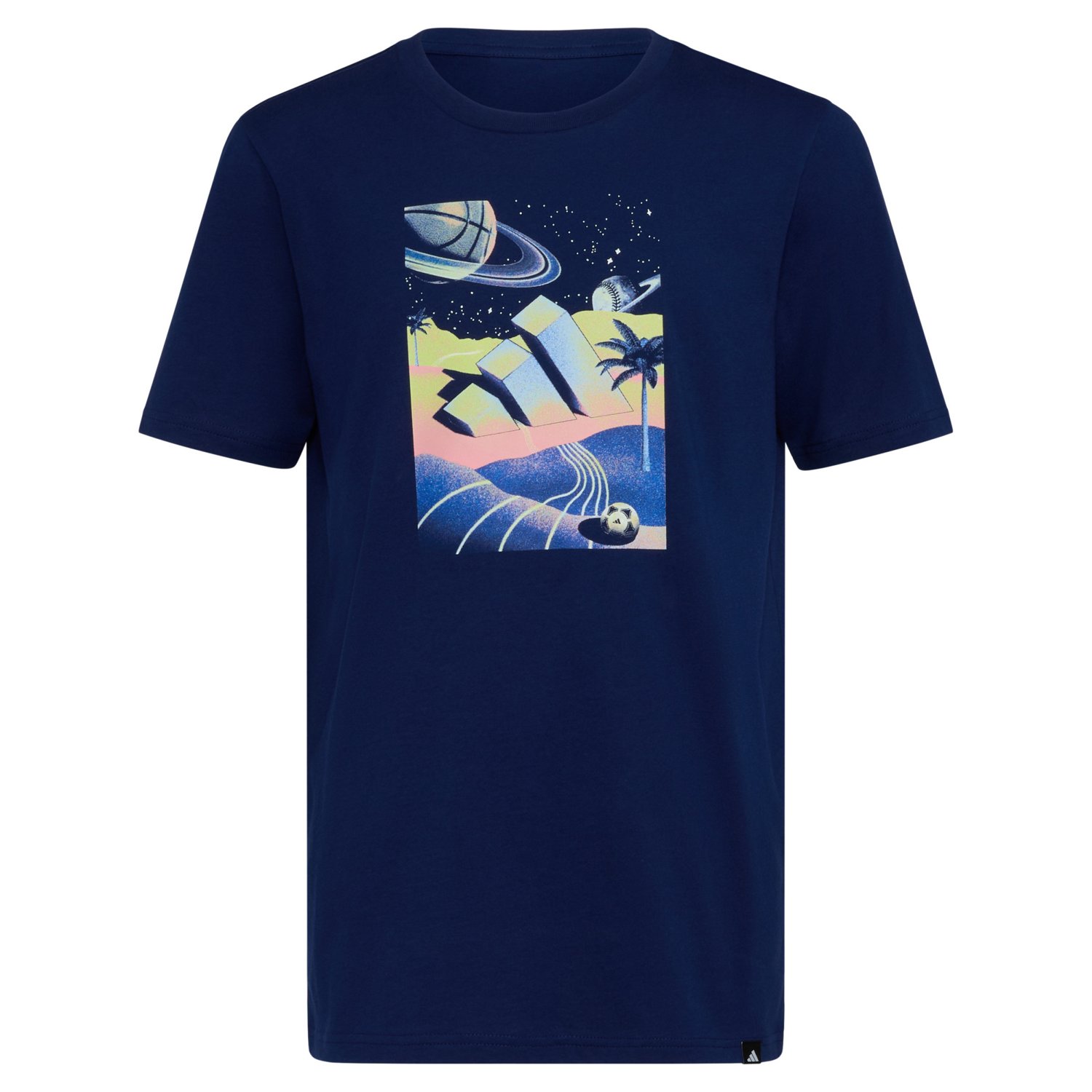 adidas Boys' Surreal Space Short Sleeve T-shirt - view number 5