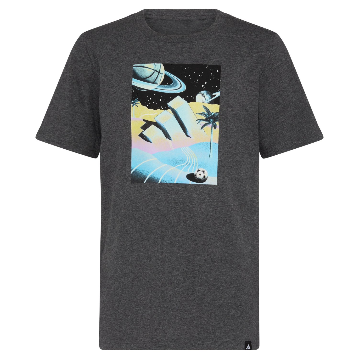 adidas Boys' Surreal Space Short Sleeve T-shirt - view number 5