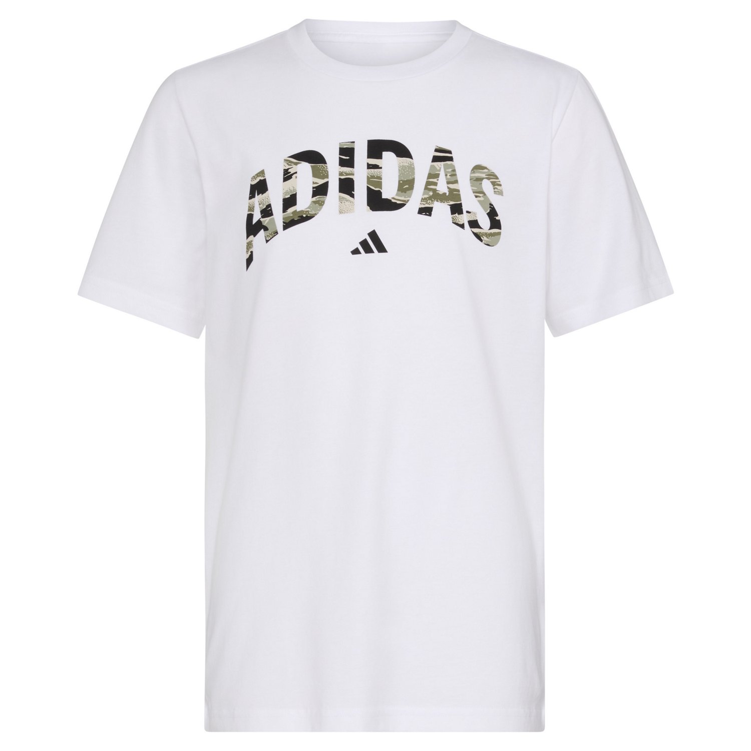 adidas Boys' Tiger Camo Stack Short Sleeve T-shirt - view number 5