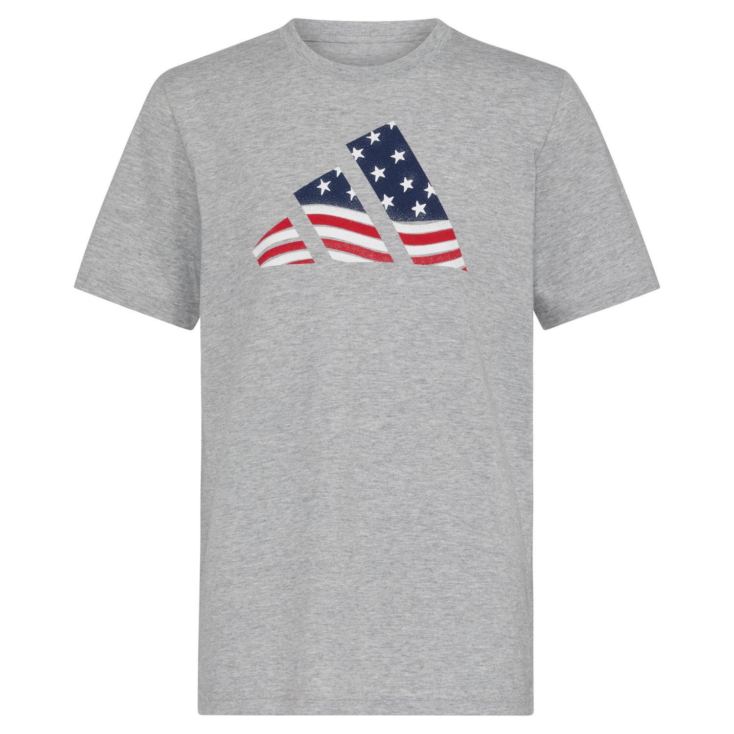 adidas Boys' USA Flag Logo Short Sleeve T-shirt - view number 5