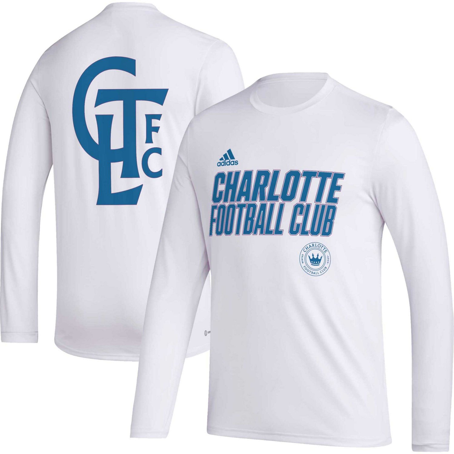 adidas Charlotte FC Jersey Hook AEROREADY Long Sleeve T-Shirt                                                                    - view number 1 selected