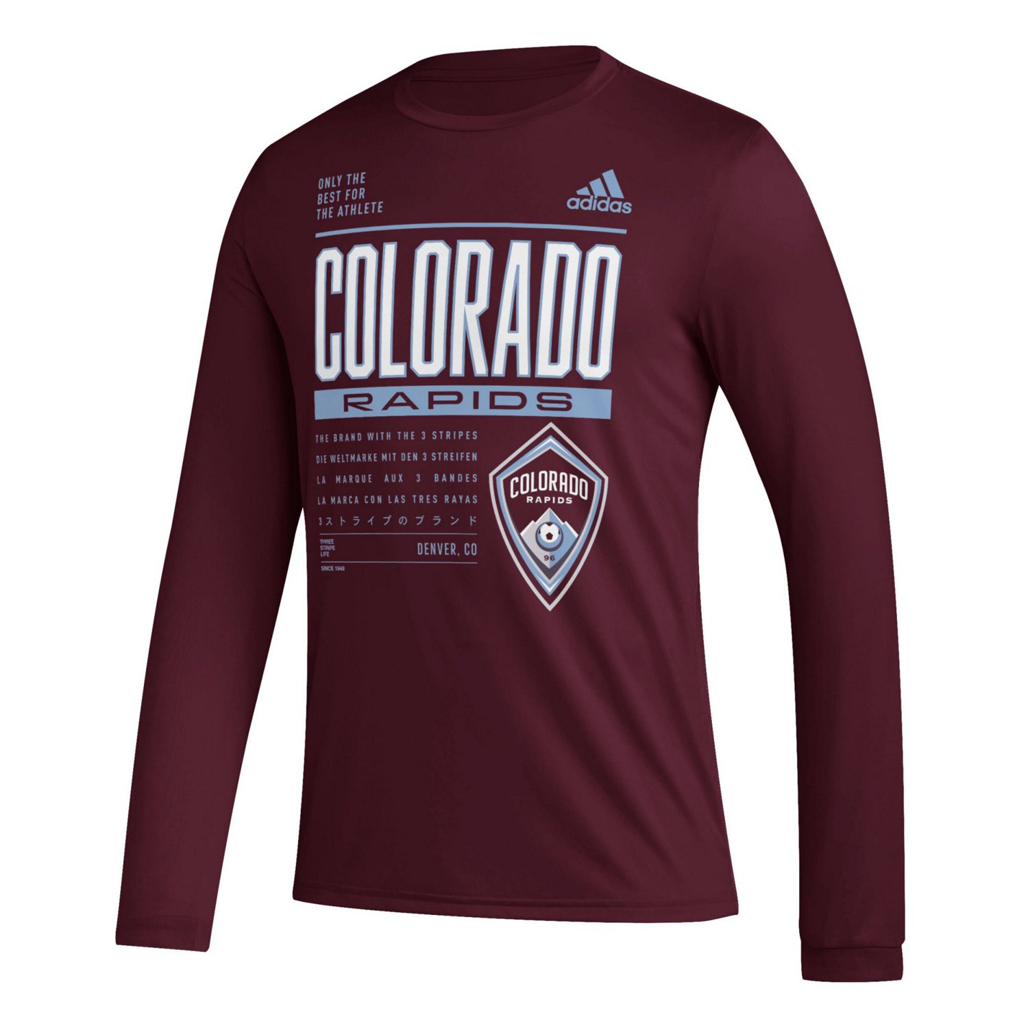 adidas Colorado Rapids Club DNA Long Sleeve AEROREADY T-Shirt - view number 2
