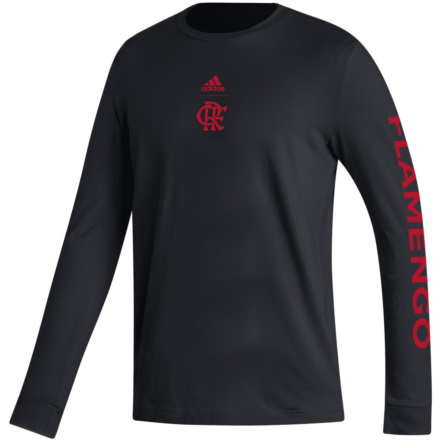 adidas CR Flamengo Team Crest Long Sleeve T-Shirt - view number 2