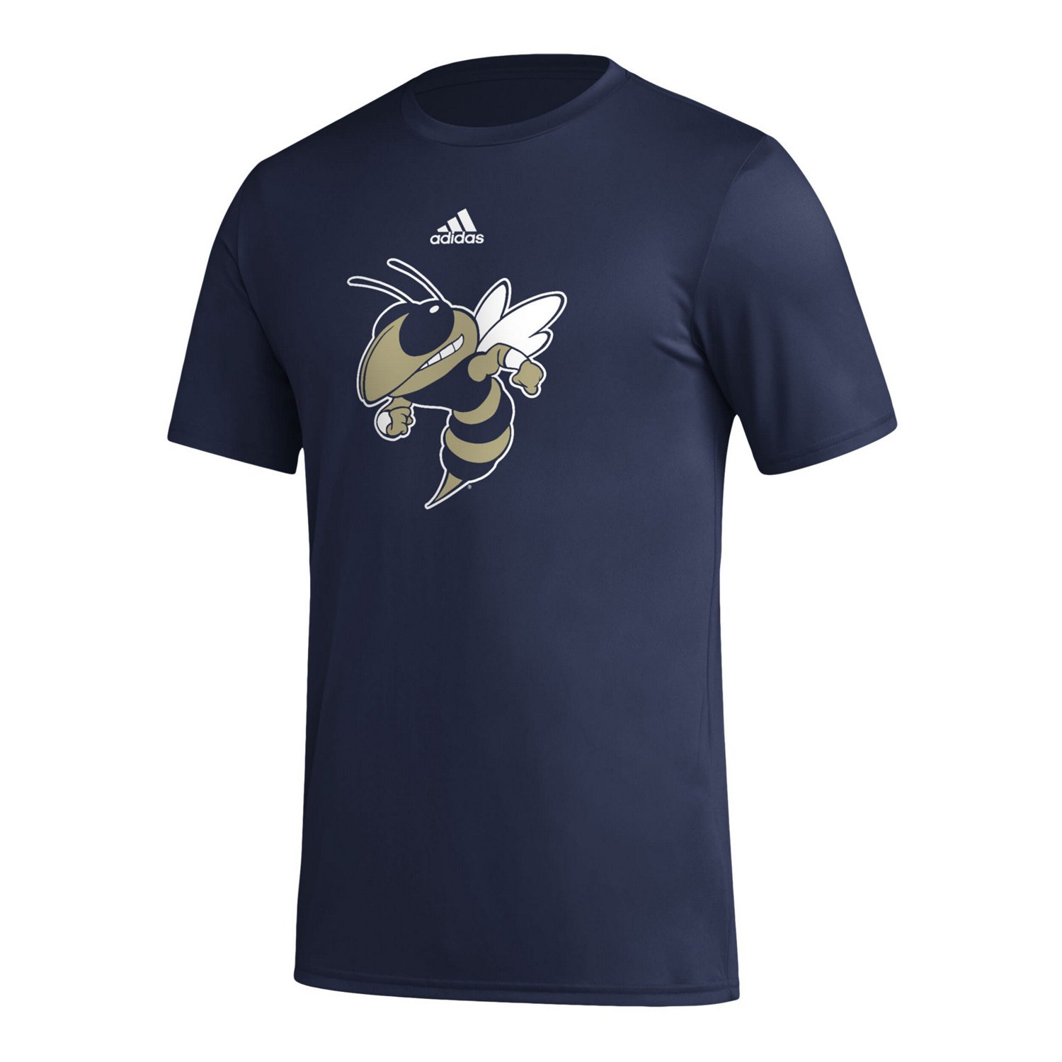 adidas Georgia Tech Yellow Jackets Basics Secondary Pre-Game AEROREADY T-Shirt - view number 2