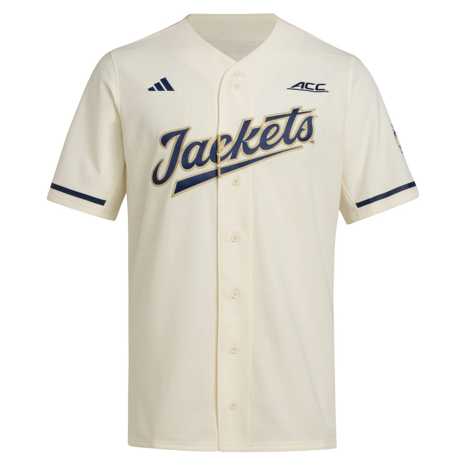 adidas Georgia Tech Yellow Jackets Replica Baseball Jersey - view number 2