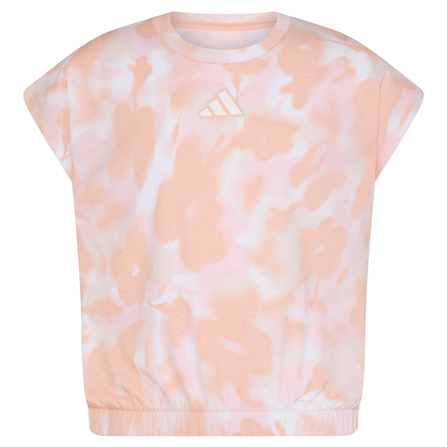 adidas Girls' AOP Elastic Waist T-shirt - view number 4
