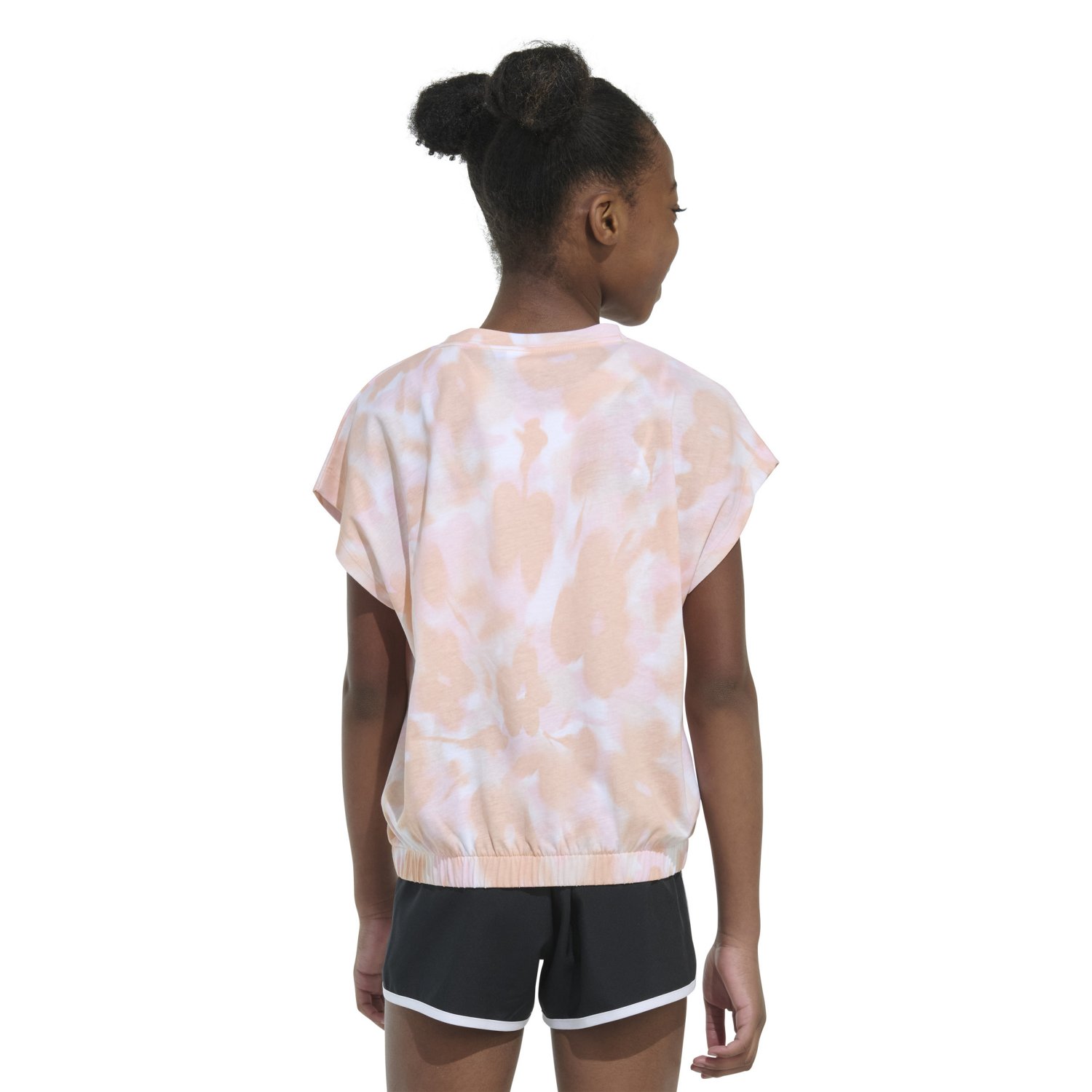 adidas Girls' AOP Elastic Waist T-shirt - view number 2