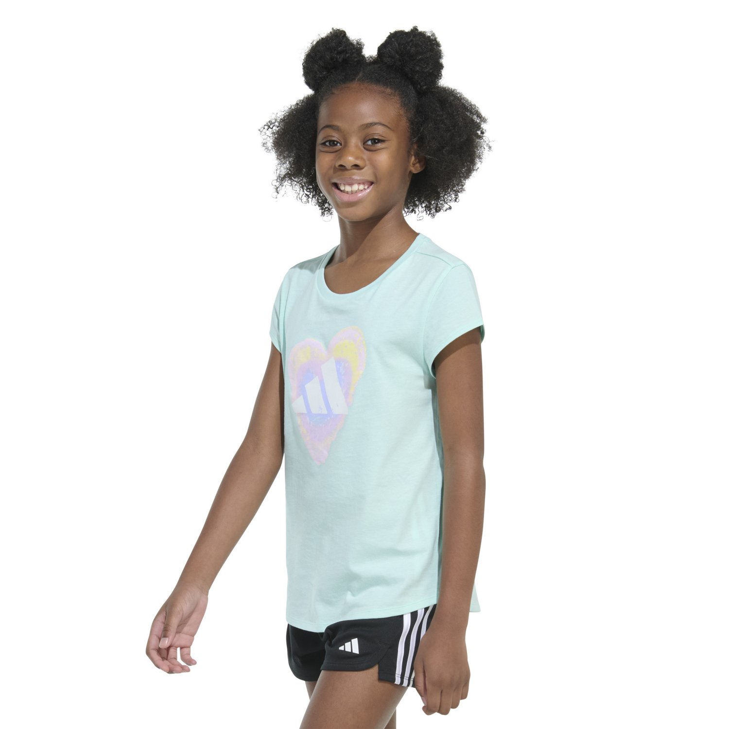 adidas Girls' Cap Graphic T-shirt