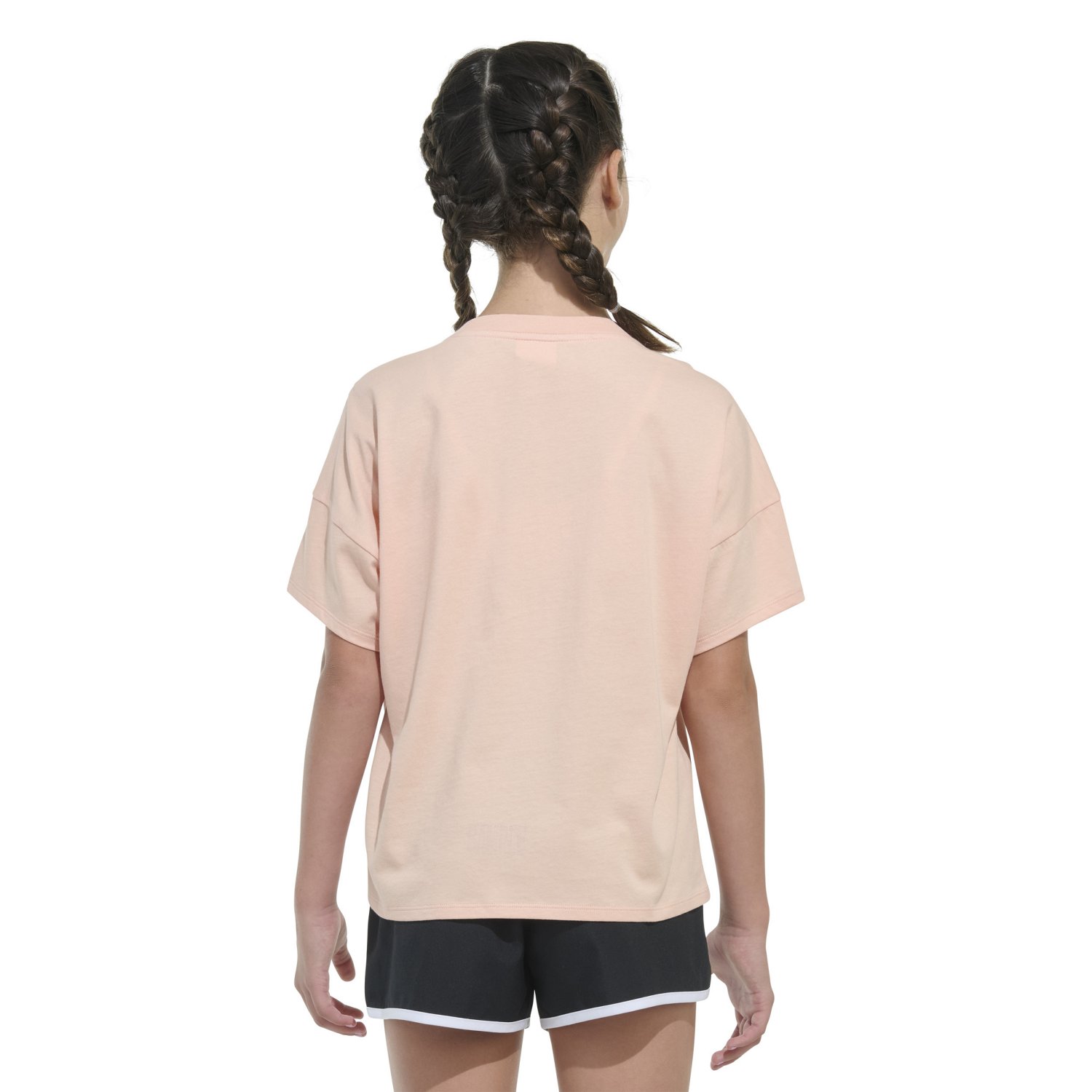 adidas Girls' Drop Shoulder Graphic T-shirt - view number 3