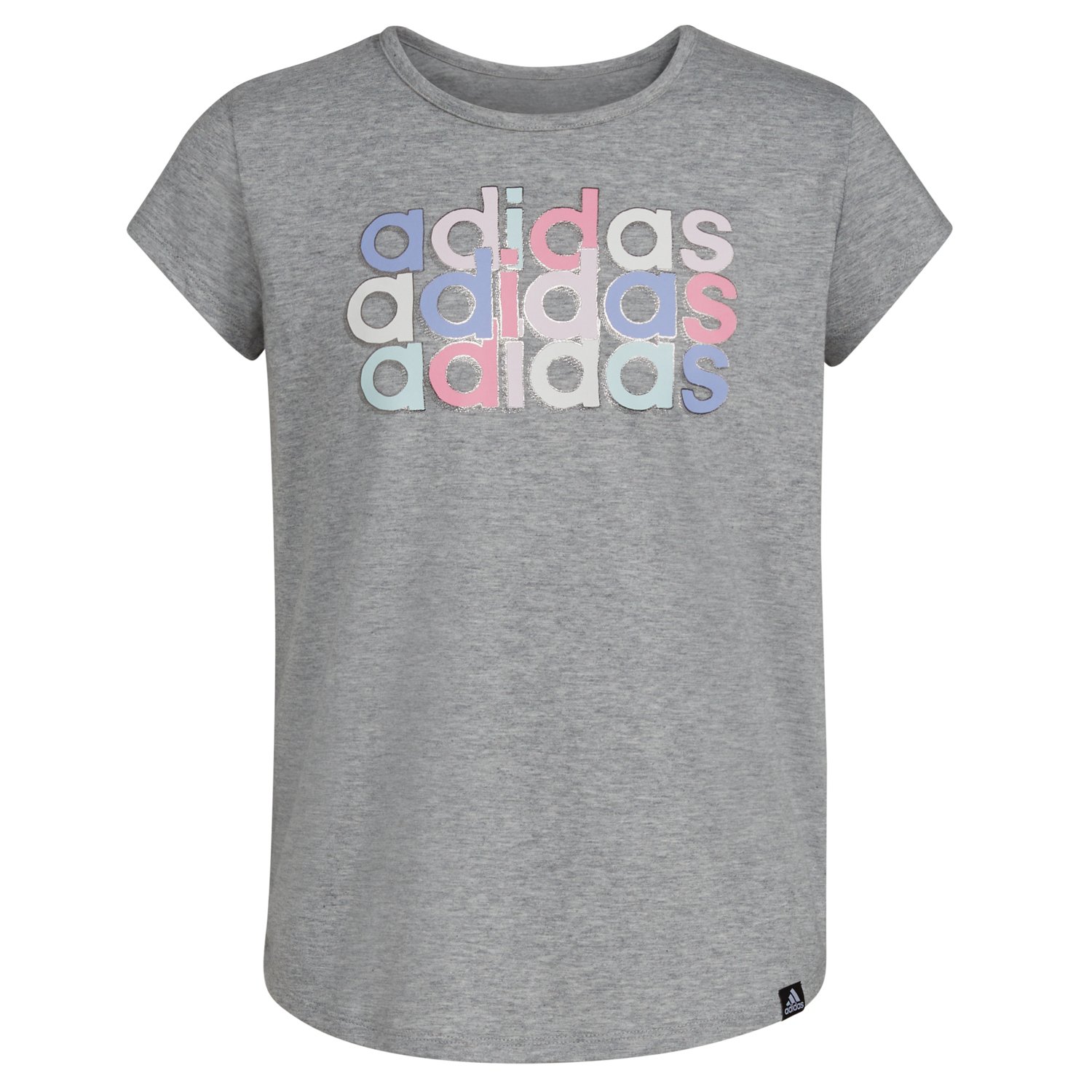 adidas Girls' Essential Heather Short Sleeve Shirt | Academy