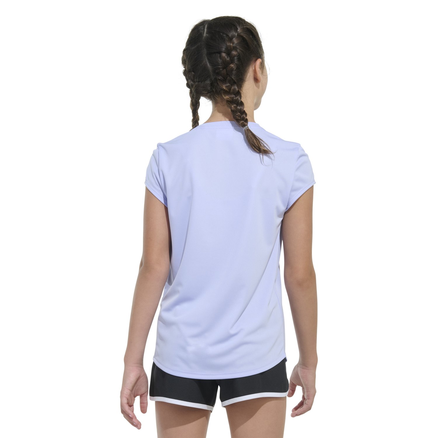 adidas Girls' Essential Polyester Short Sleeve Shirt                                                                             - view number 3