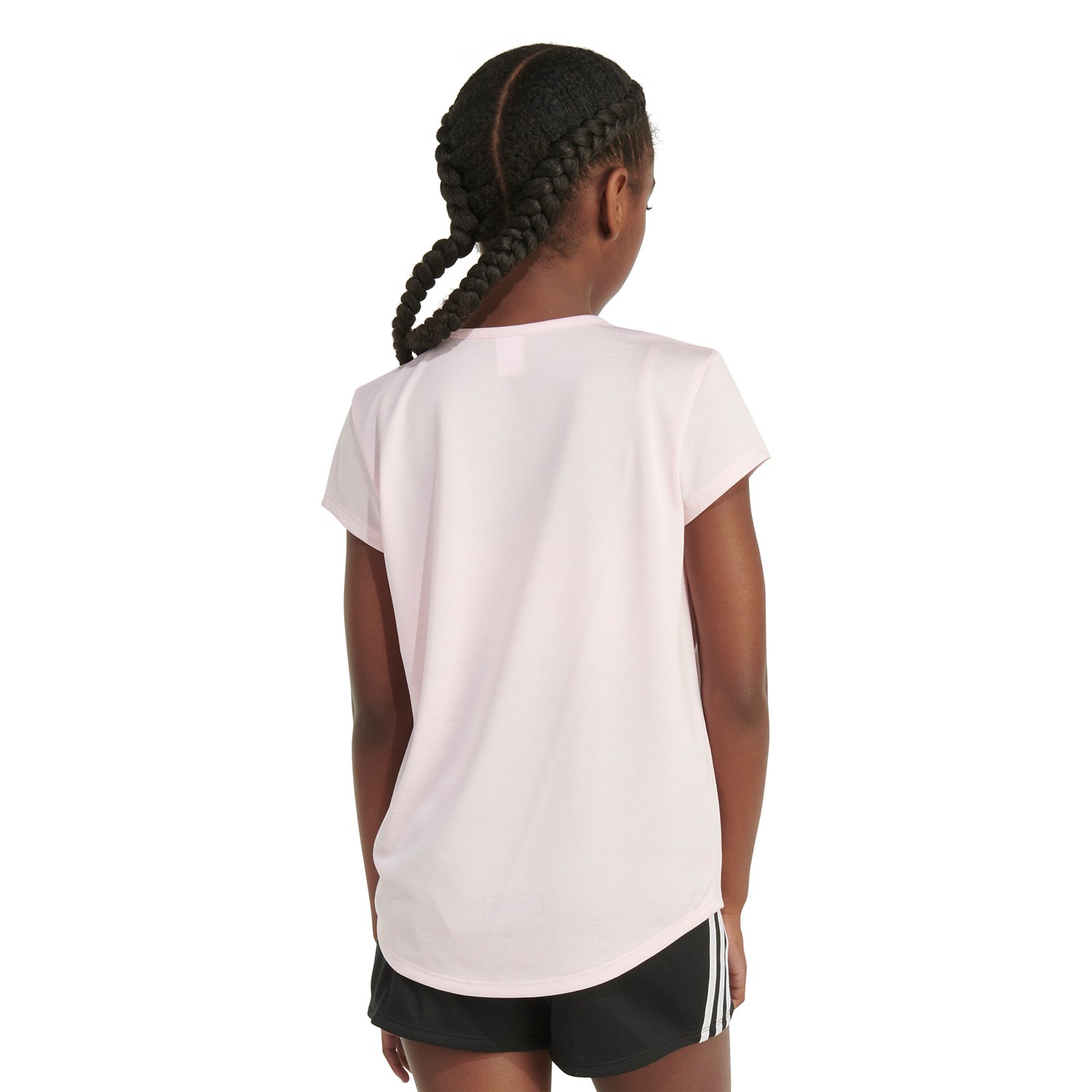 adidas Girls' Essential Polyester Short Sleeve Shirt - view number 3
