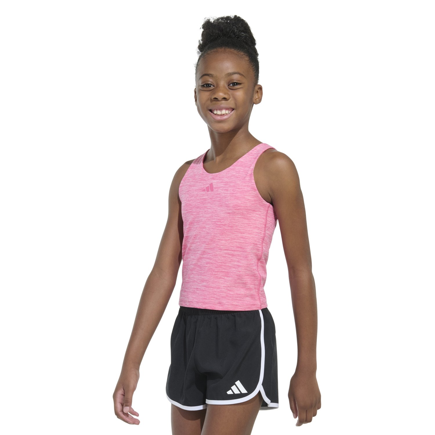 adidas Girls' Melange Training Tank Top - view number 2