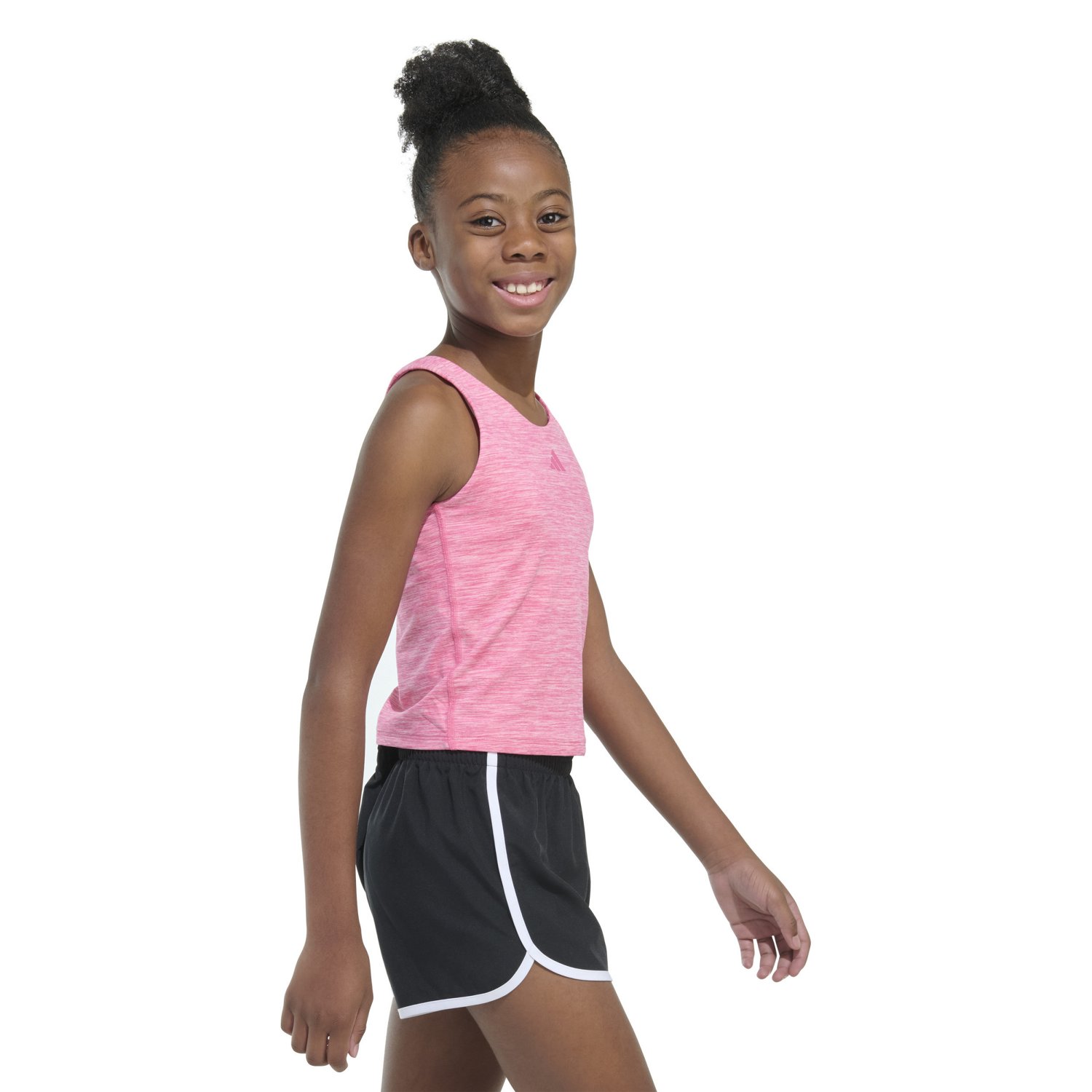 adidas Girls' Melange Training Tank Top - view number 4