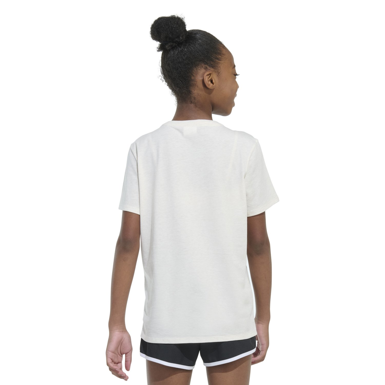 adidas Girls' Regular Fit Butterfly Heather T-shirt - view number 3