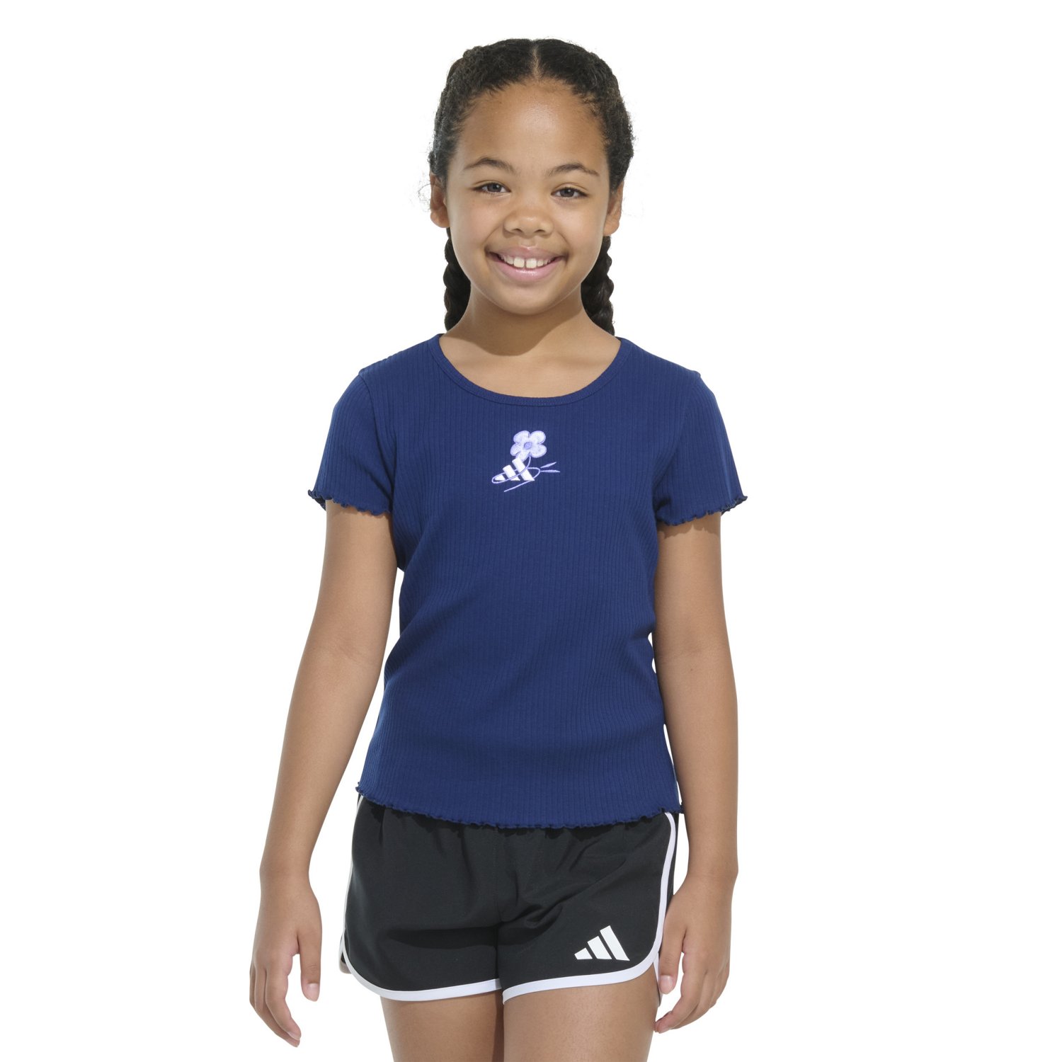 adidas Girls' Rib T-shirt