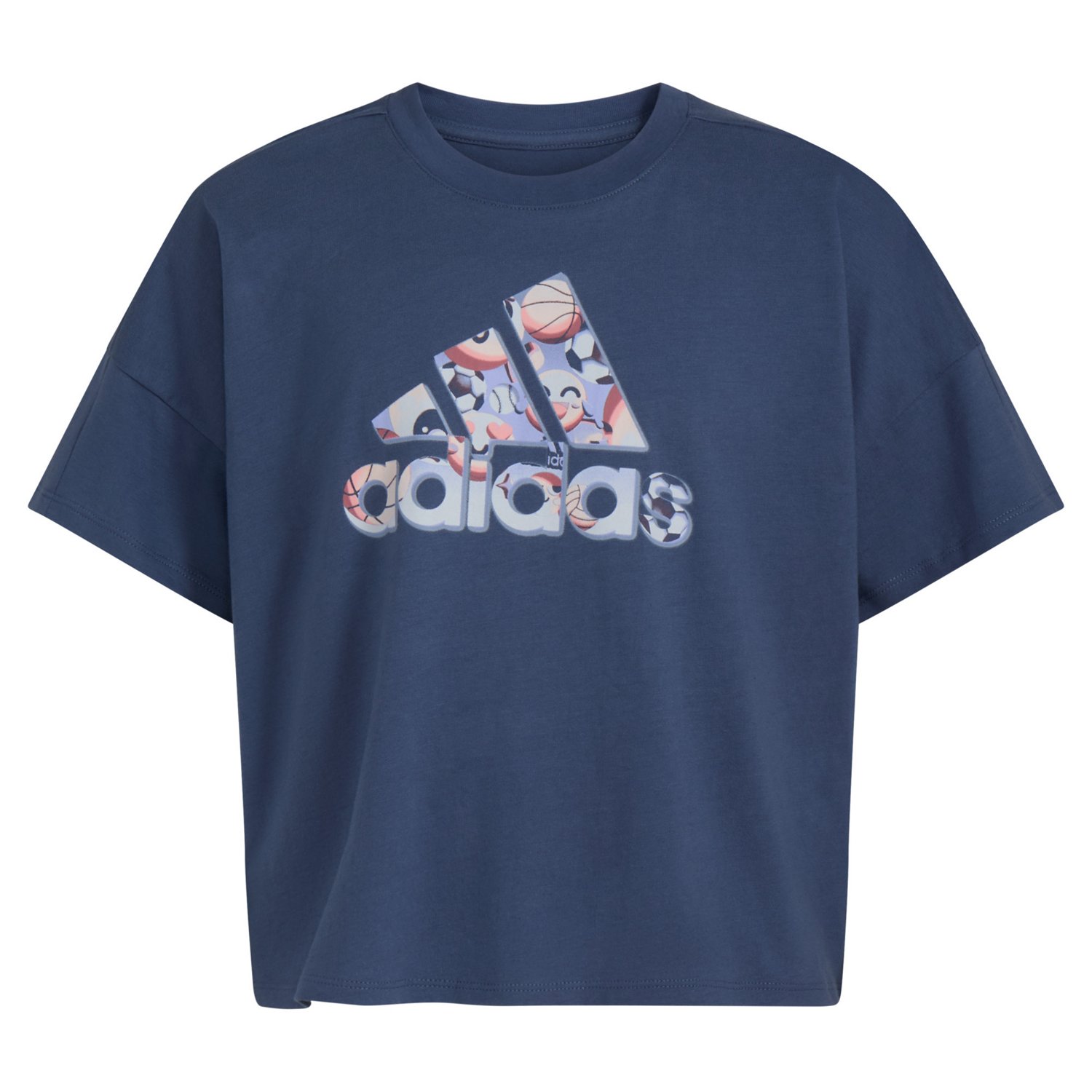 adidas Girls' Short Sleeve Loose Box Tee - view number 5
