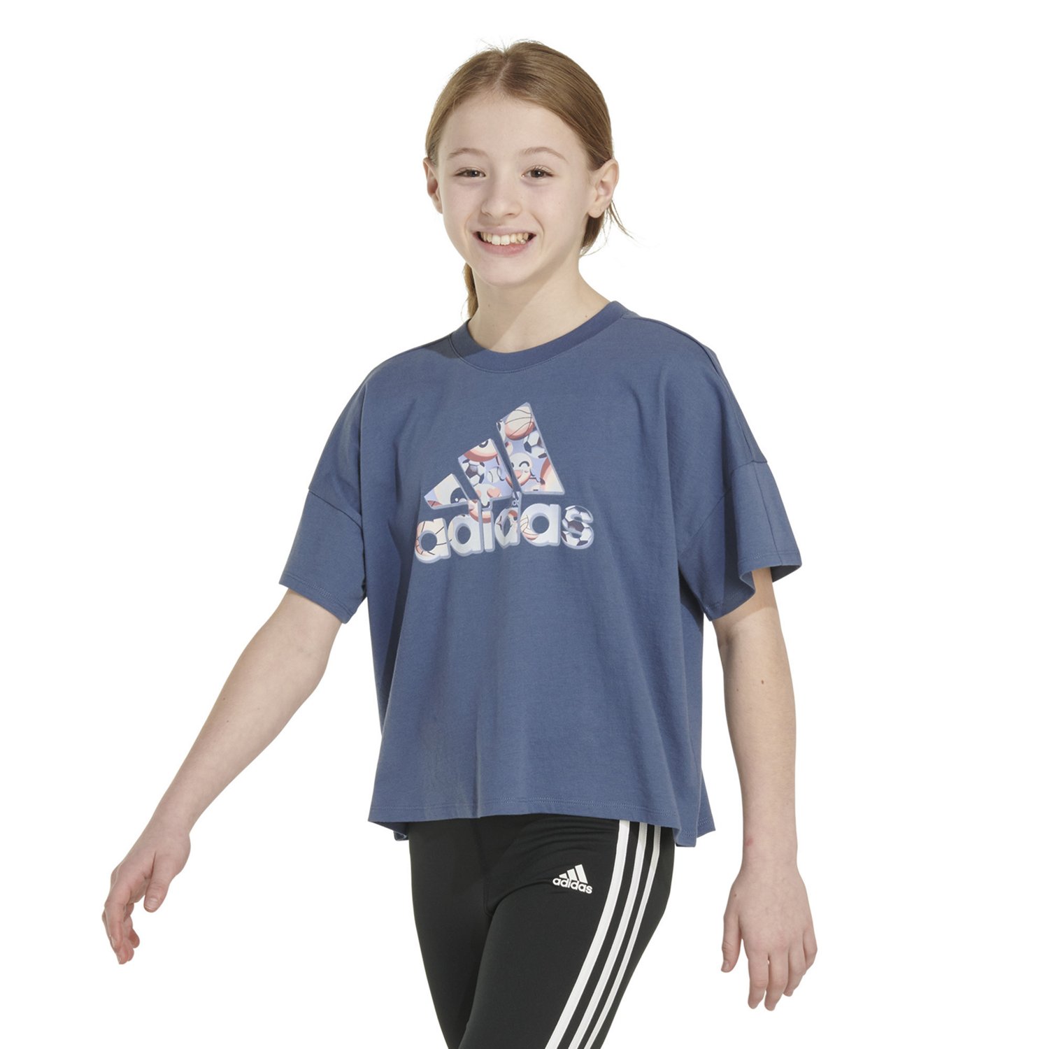 Adidas tee girls online