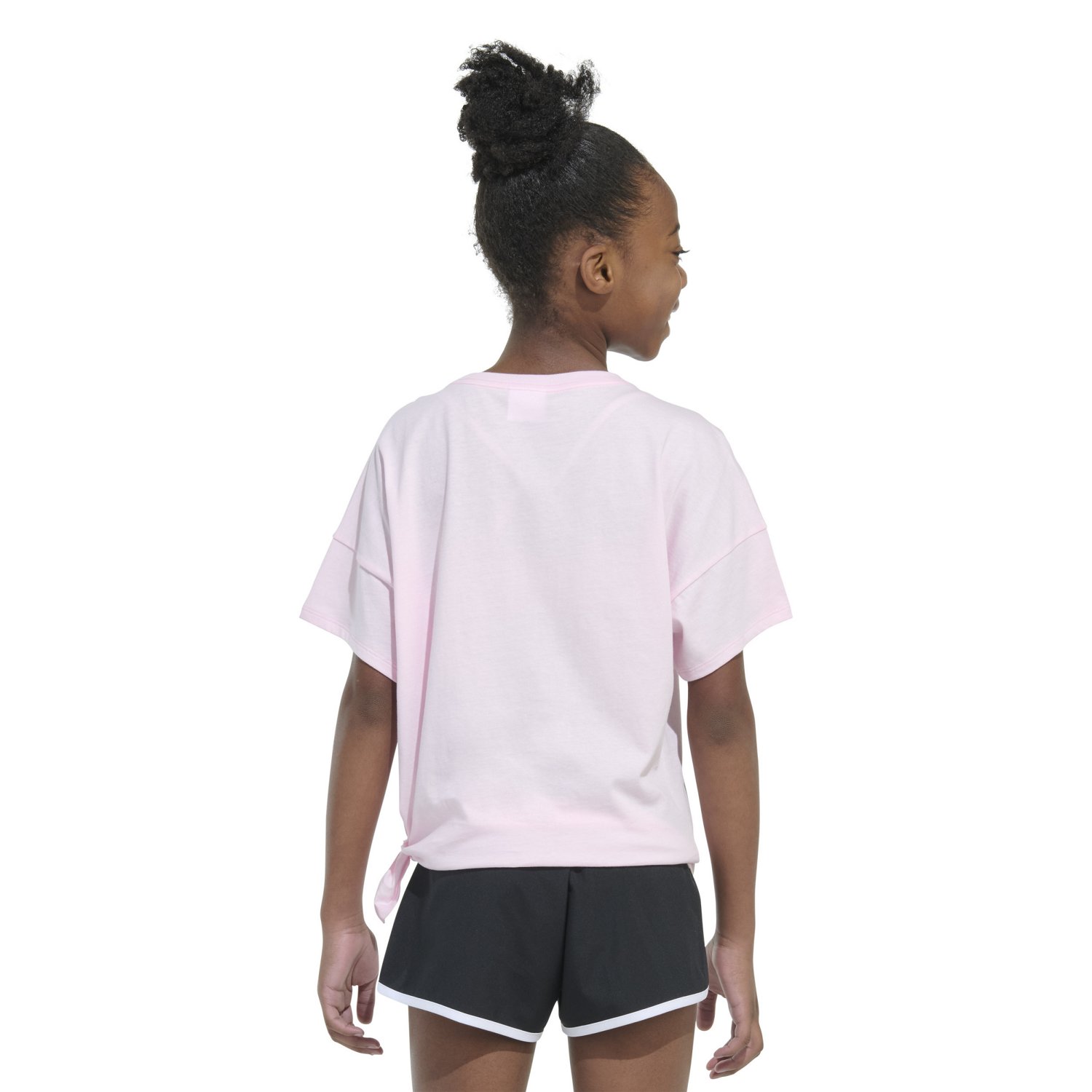 adidas Girls' Tie Front Gradient Animal Graphic T-shirt - view number 3