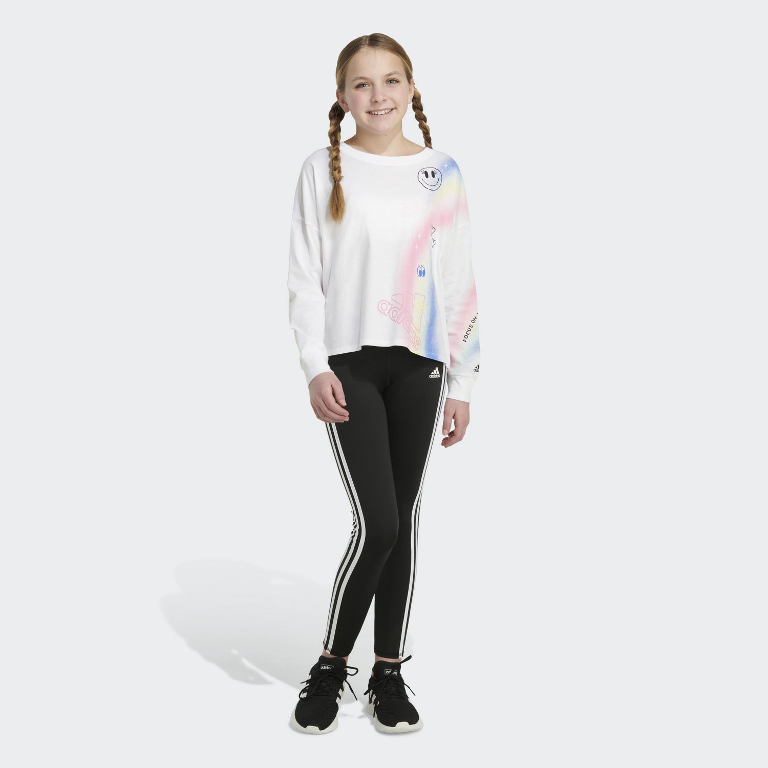 Adidas full sleeve outlet t shirt for girls