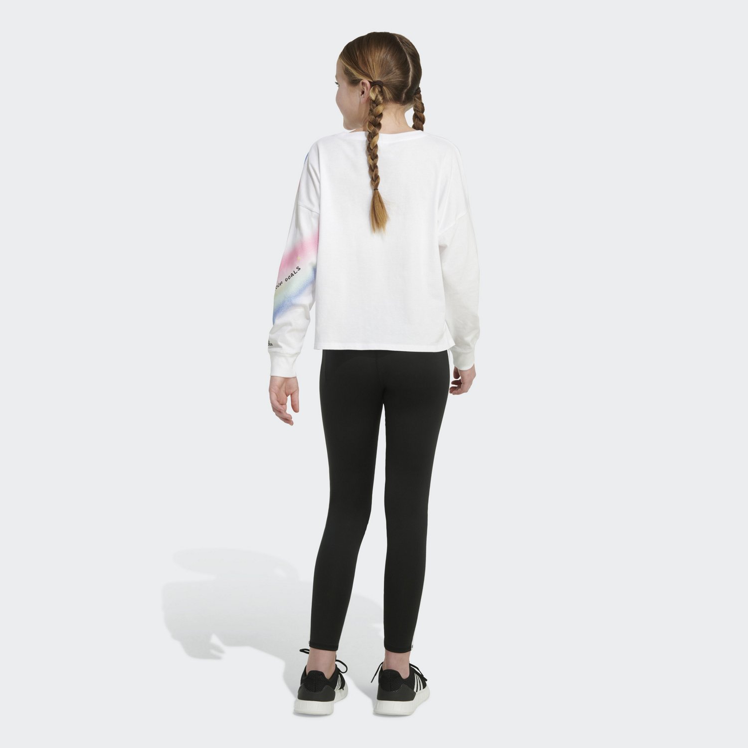 Adidas repeat iridescent 2025 trefoil crew sweatshirt