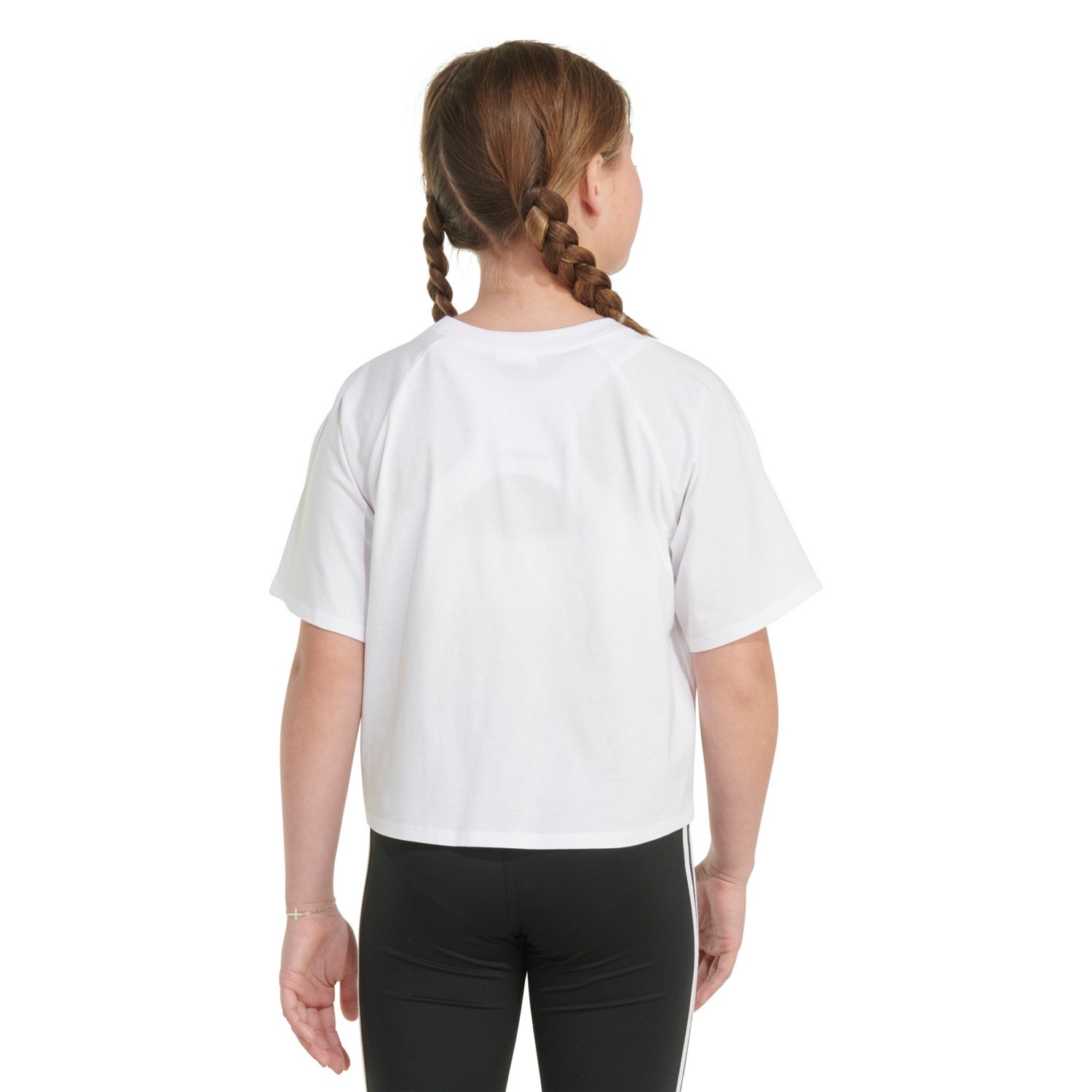 adidas Girls' Waist Raglan Tee                                                                                                   - view number 4