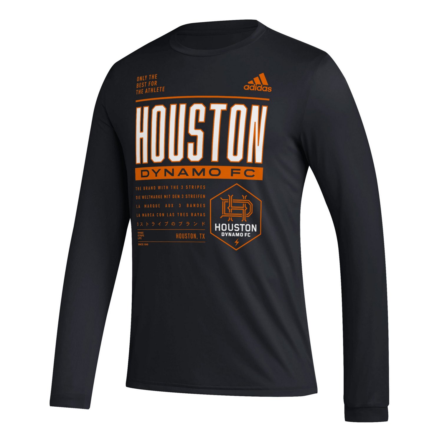 adidas Houston Dynamo FC Club DNA Long Sleeve AEROREADY T-Shirt - view number 2