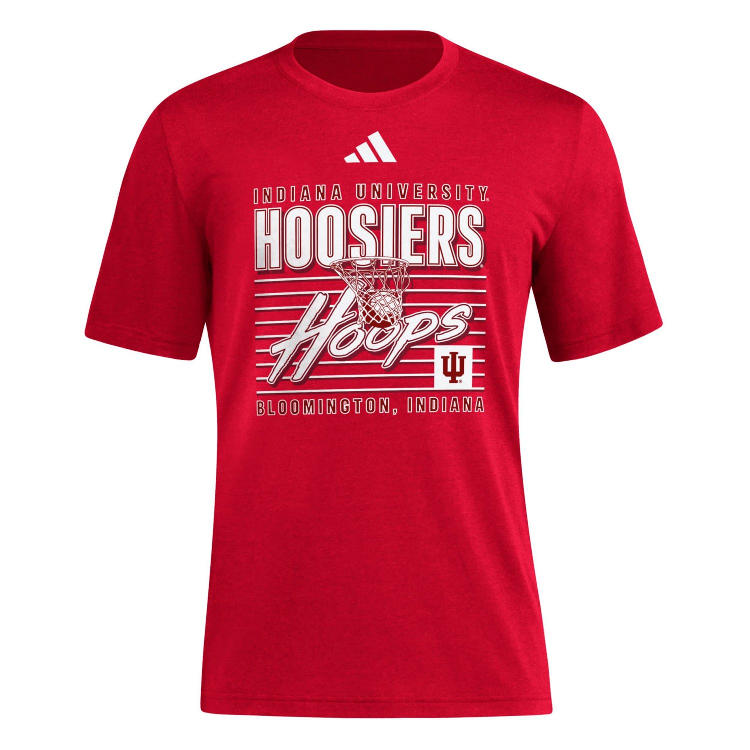 adidas Indiana Hoosiers Locker Swish Tri-Blend T-Shirt - view number 2
