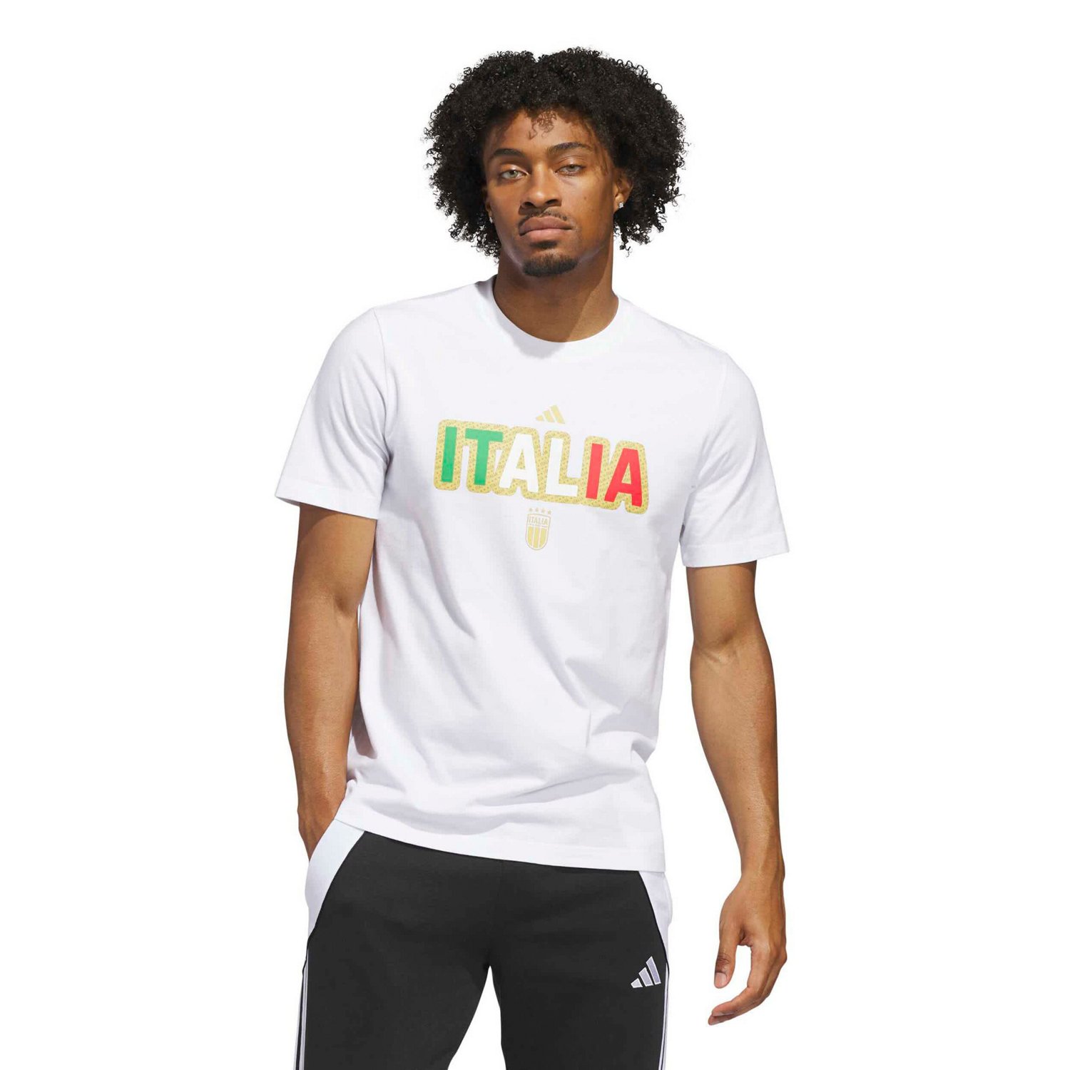 adidas Italy National Team Jersey Hook T-Shirt - view number 2