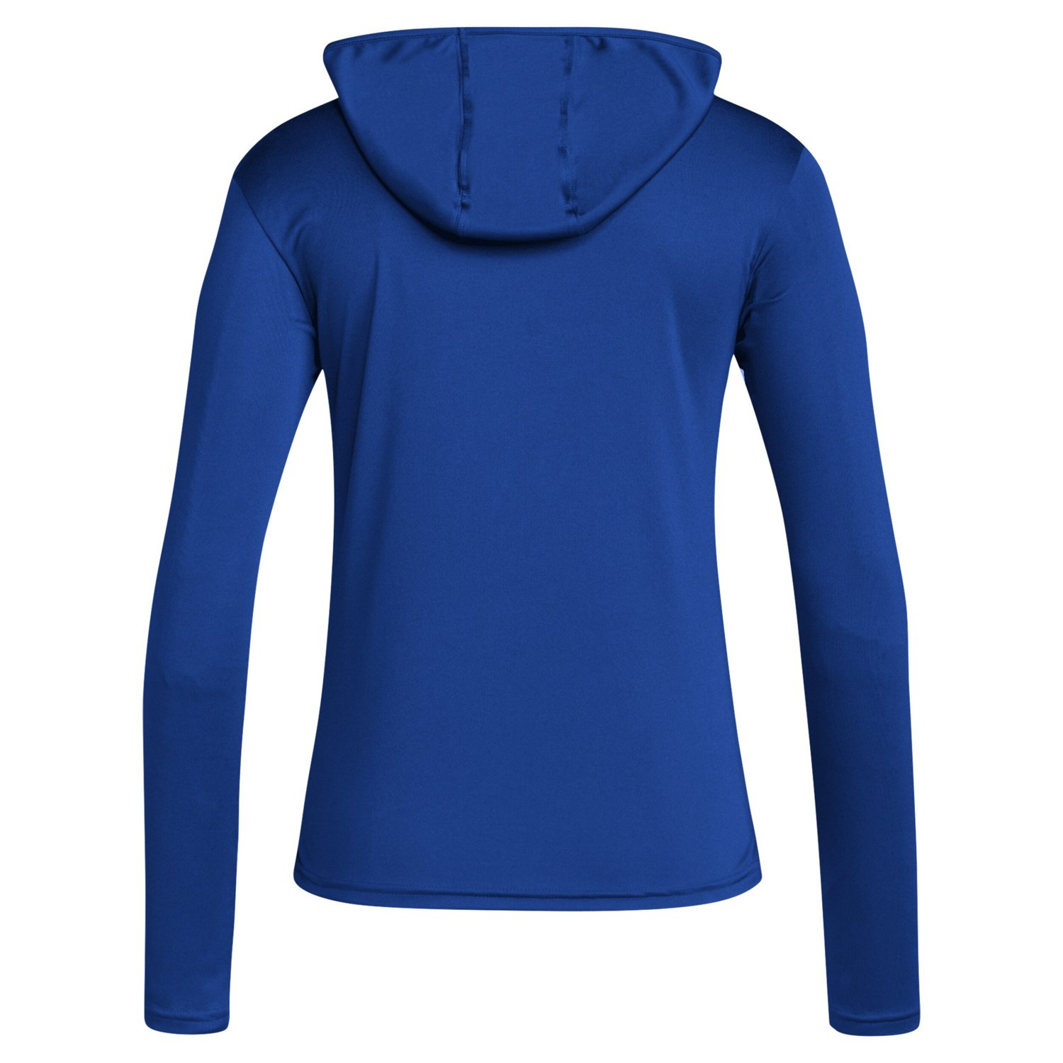 adidas Kansas Jayhawks Long Sleeve Hoodie T-Shirt                                                                                - view number 3