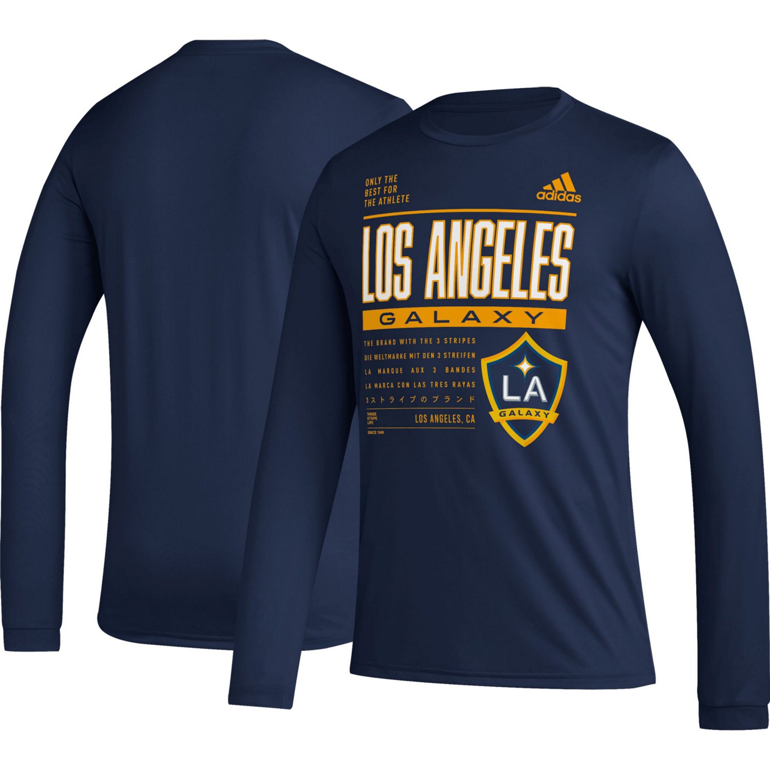 adidas LA Galaxy Club DNA Long Sleeve AEROREADY T-Shirt