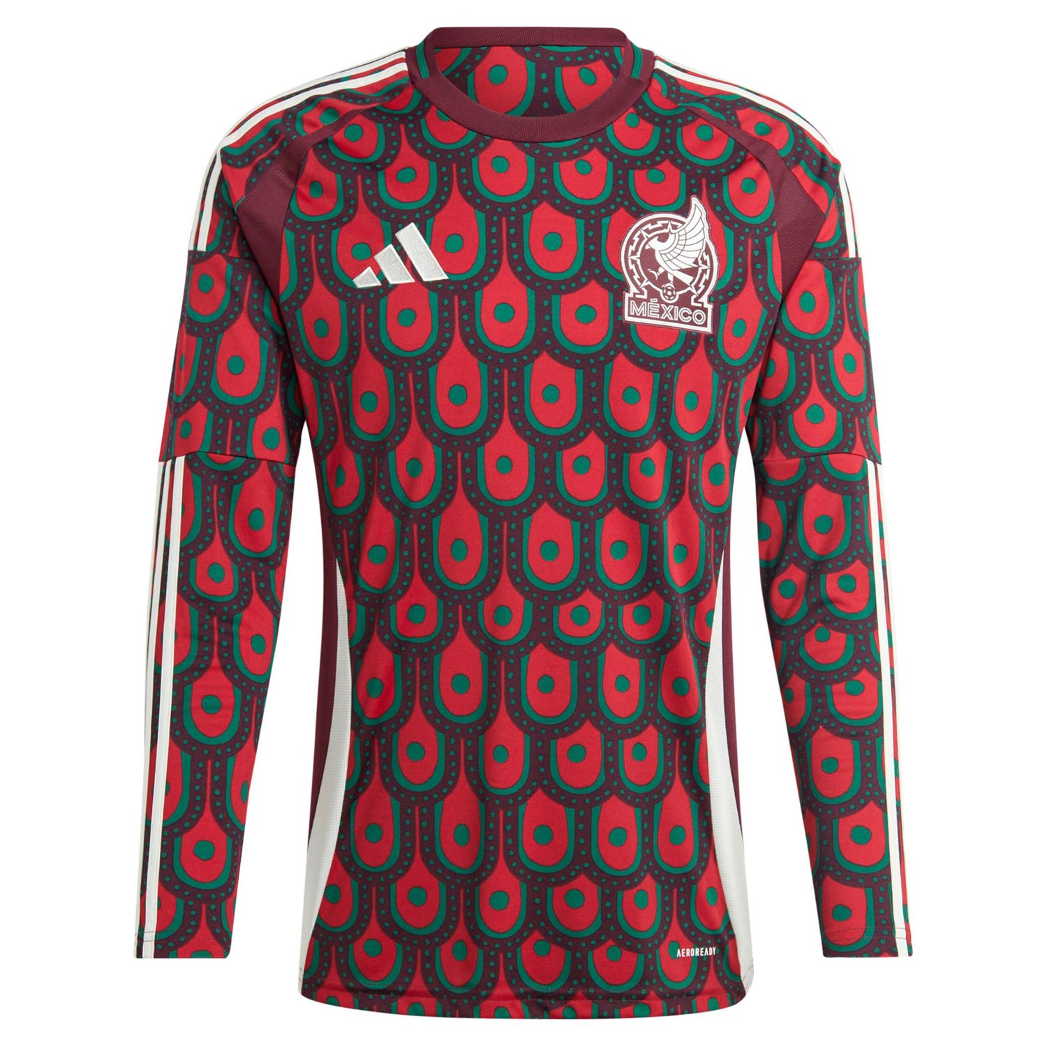 adidas Mexico National Team 2024 Home Replica Long Sleeve Jersey - view number 2
