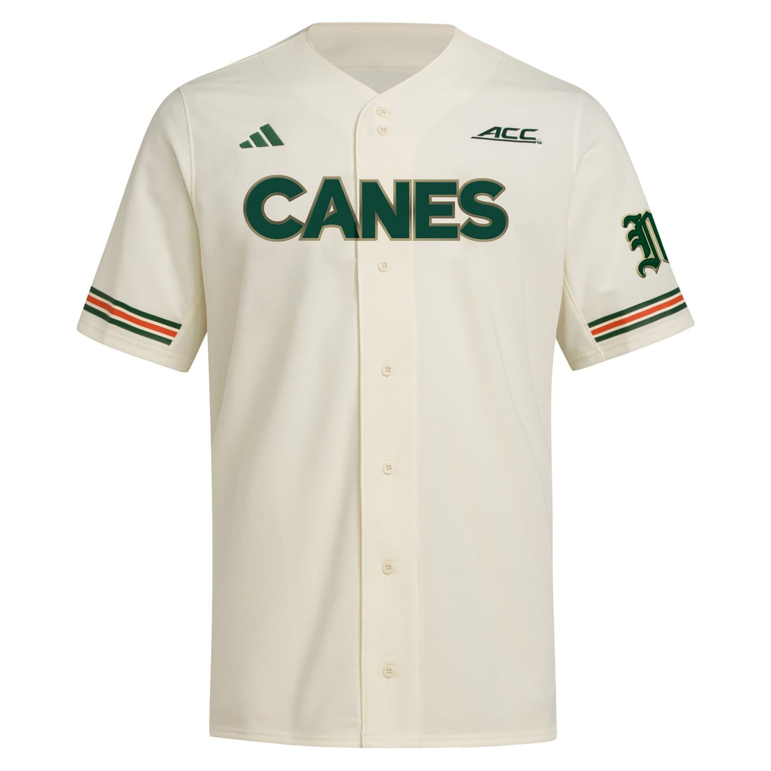 adidas Miami Hurricanes Replica Baseball Jersey - view number 2