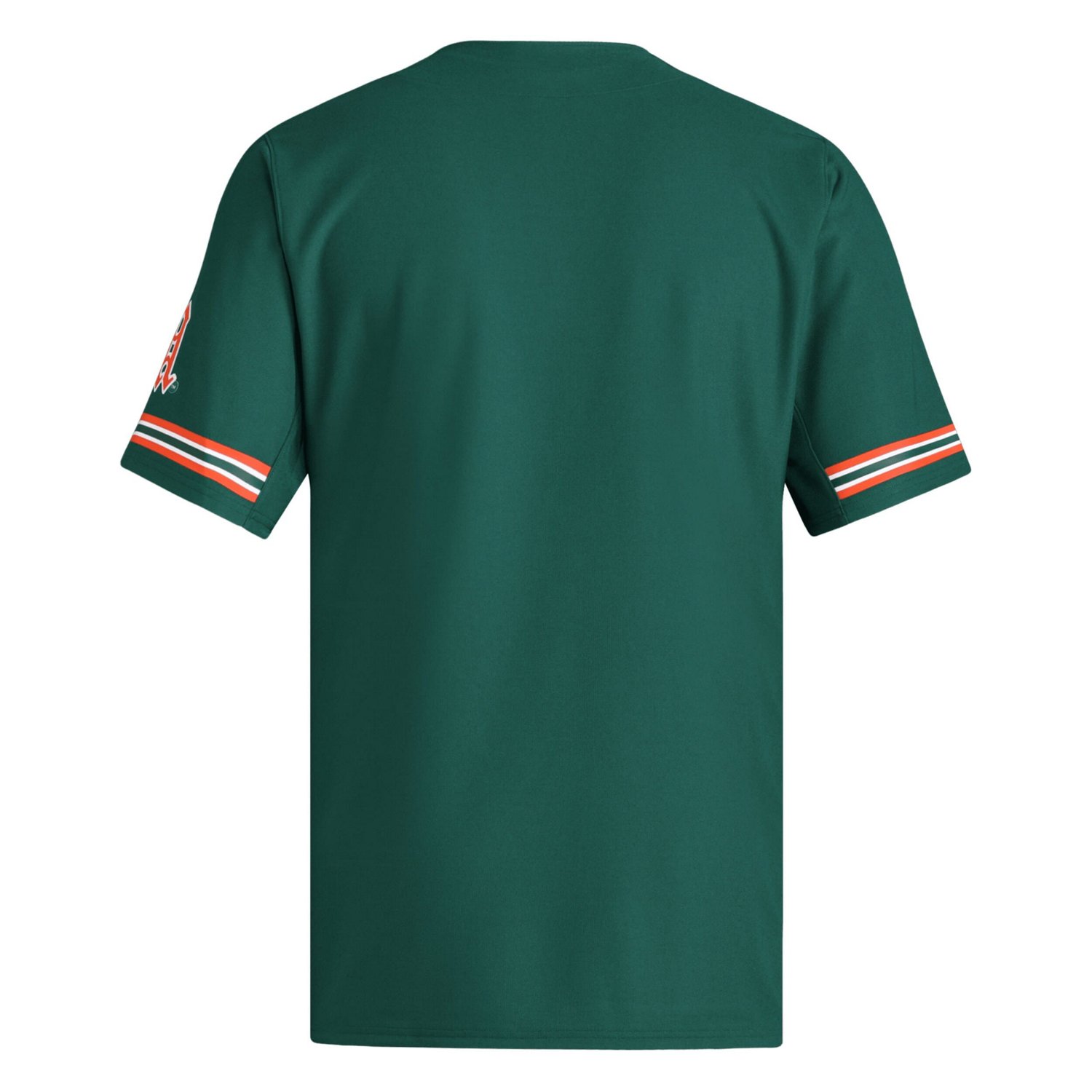 adidas Miami Hurricanes Reversible Retro Full-Button Baseball Jersey - view number 3