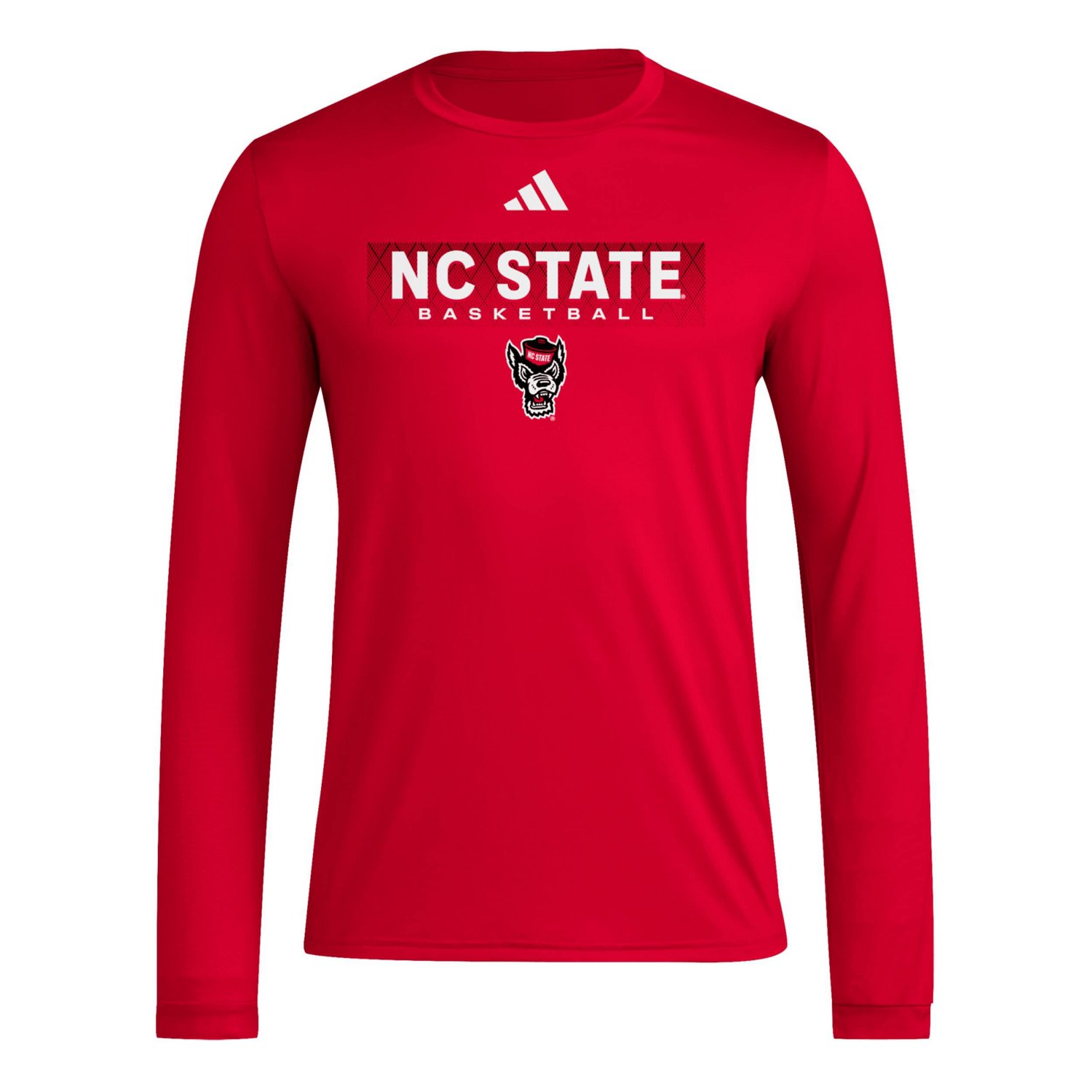 adidas NC State Wolfpack Locker On-Court In the Fade AEROREADY Long Sleeve T-Shirt - view number 2